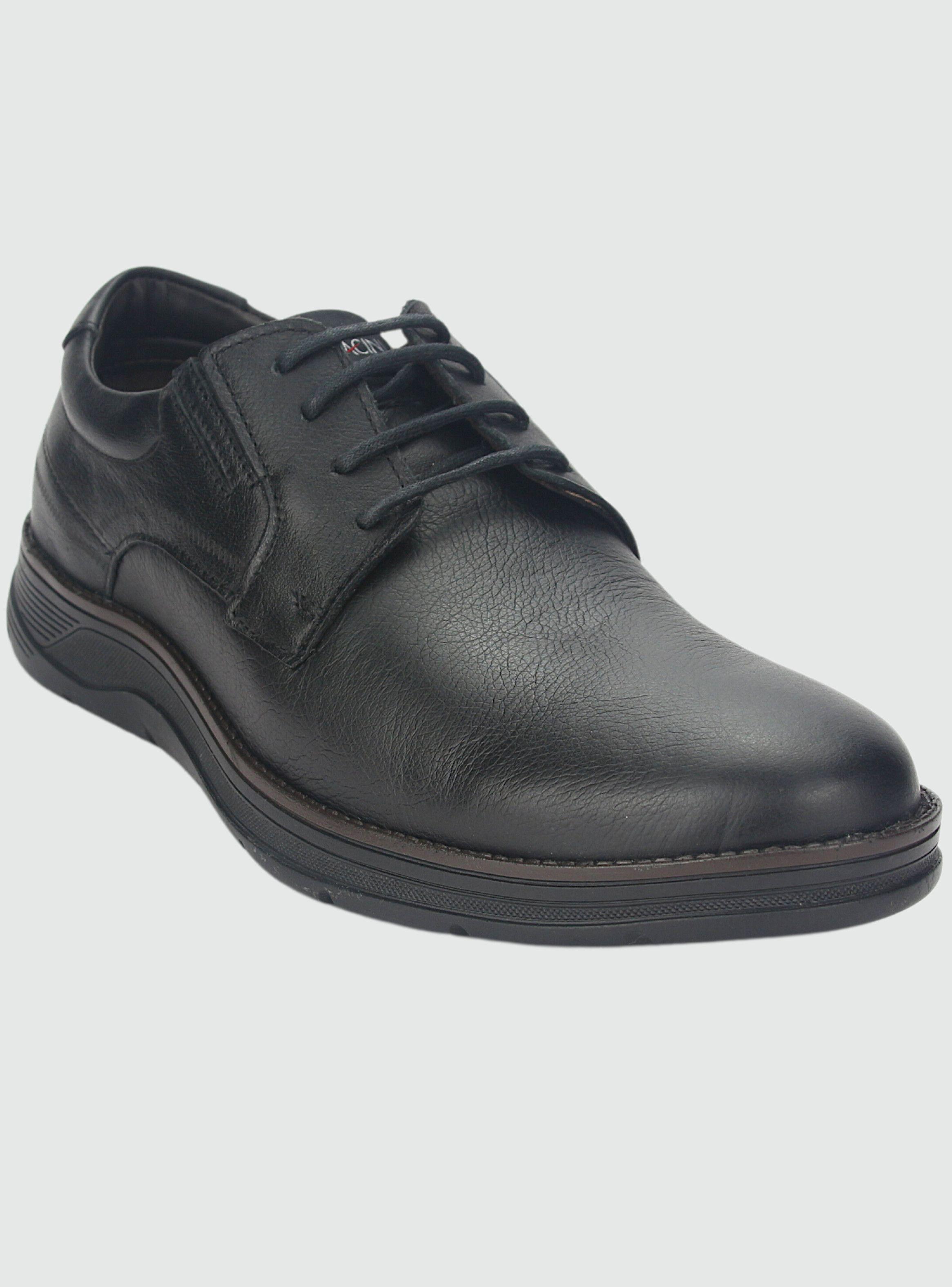Zapato Ferracini Hombre 5540 Fluence Negro/Negro Casual-2