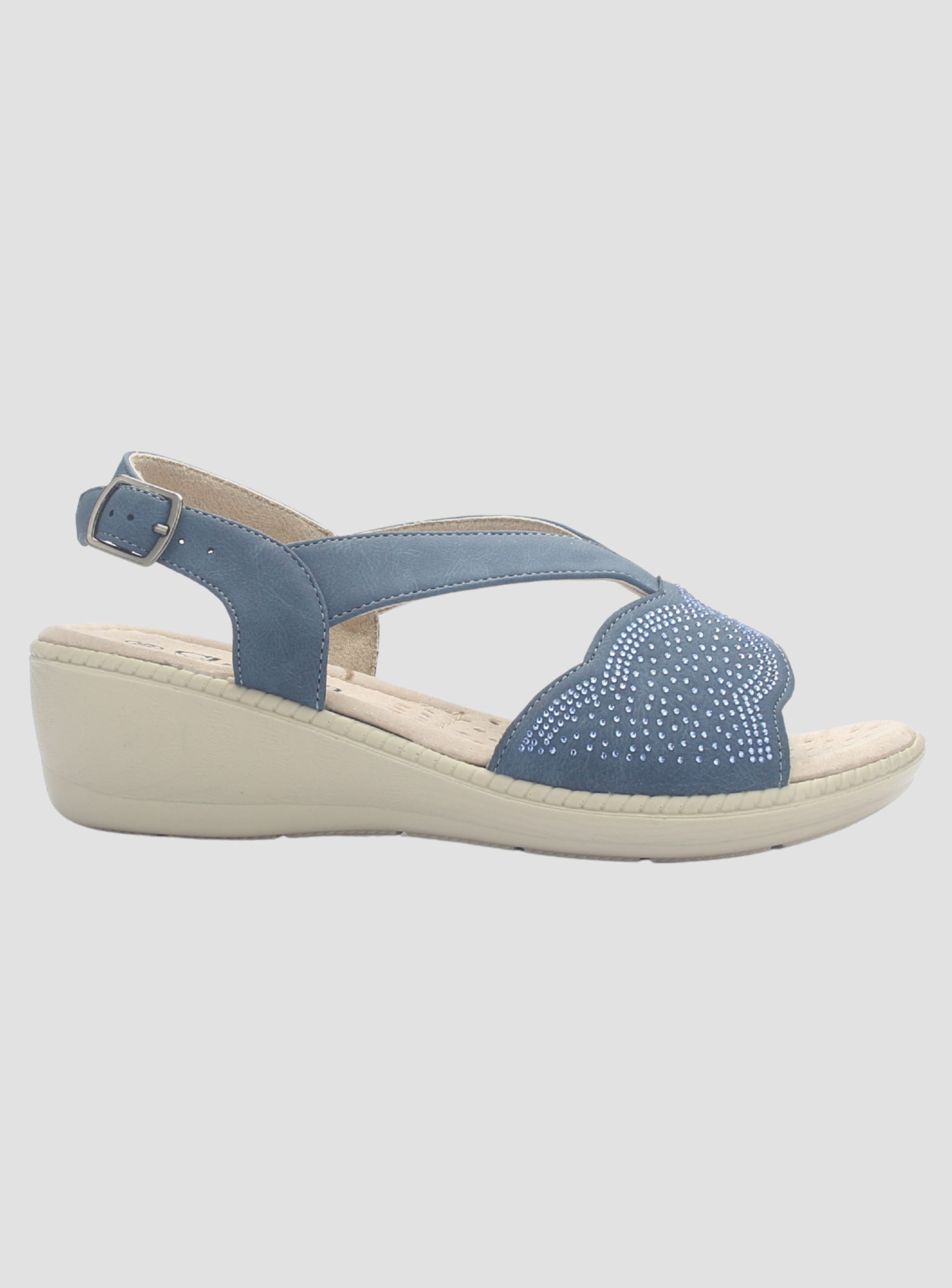 Sandalia Mujer Chalada Lupe-81 Azul Casual-0