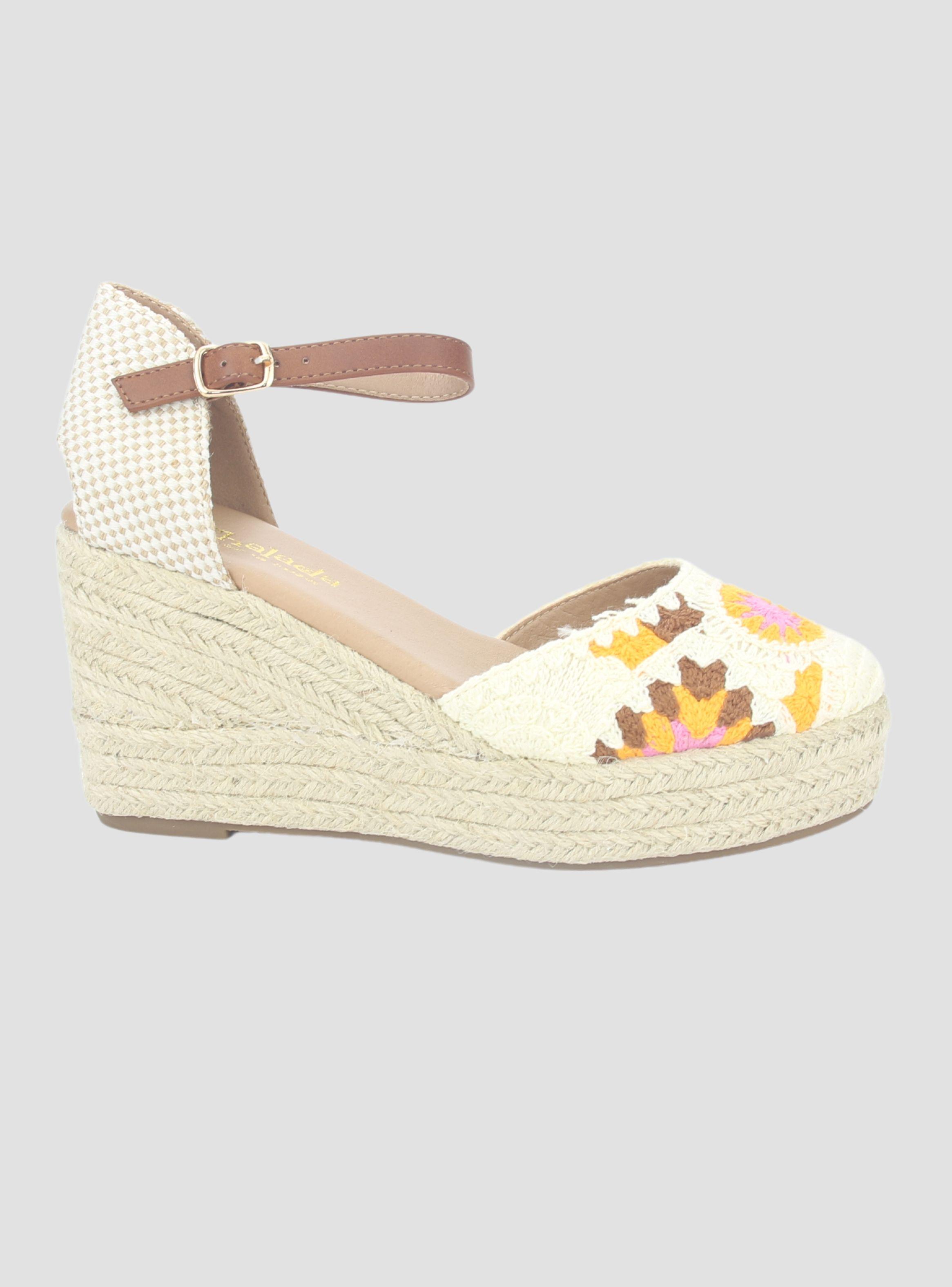 Zapato Chalada Mujer Penny-1 Beige Plataforma-0