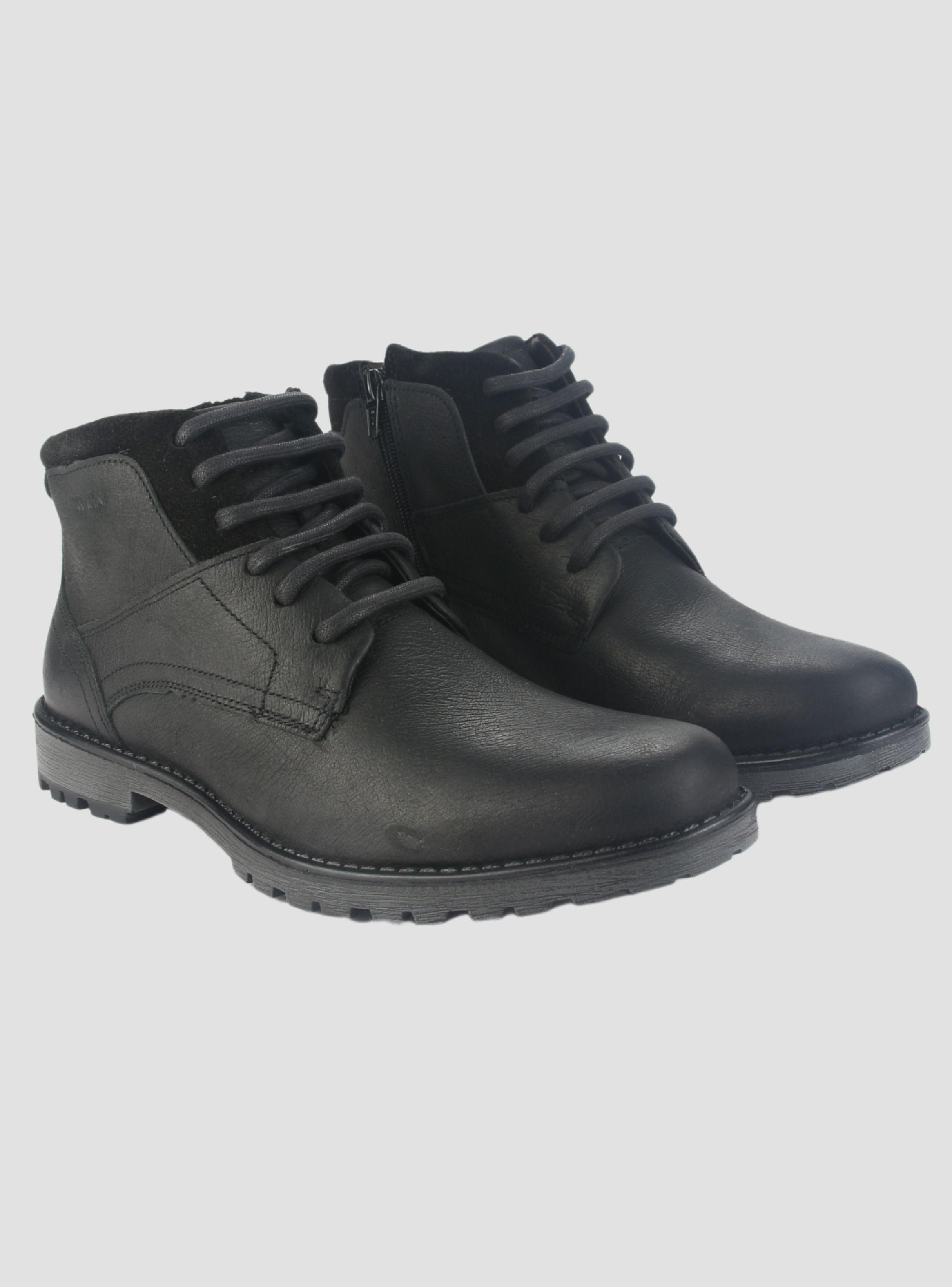 Botin Ferracini Hombre 9950 Cross Negro Casual-4
