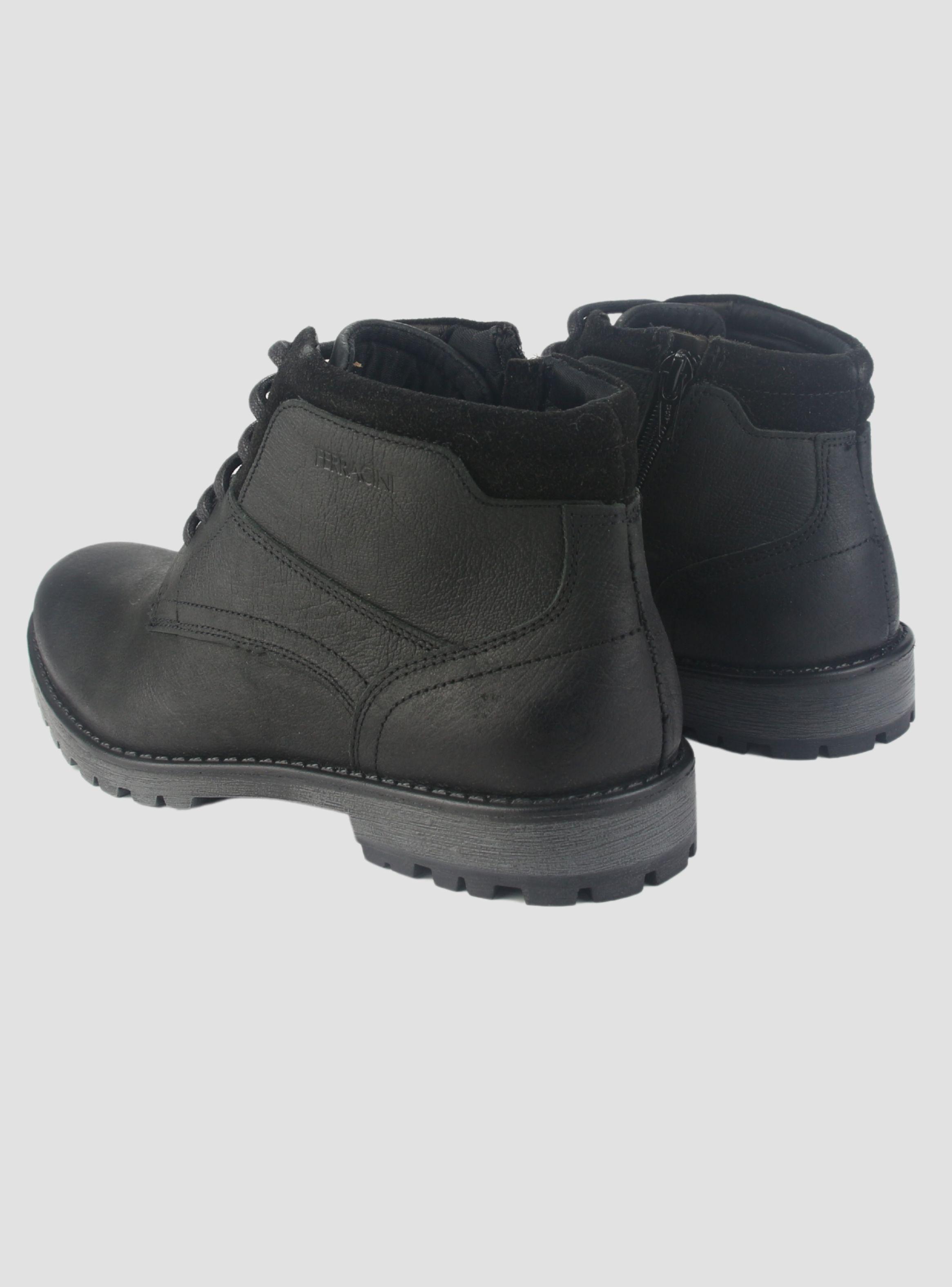 Botin Ferracini Hombre 9950 Cross Negro Casual-5