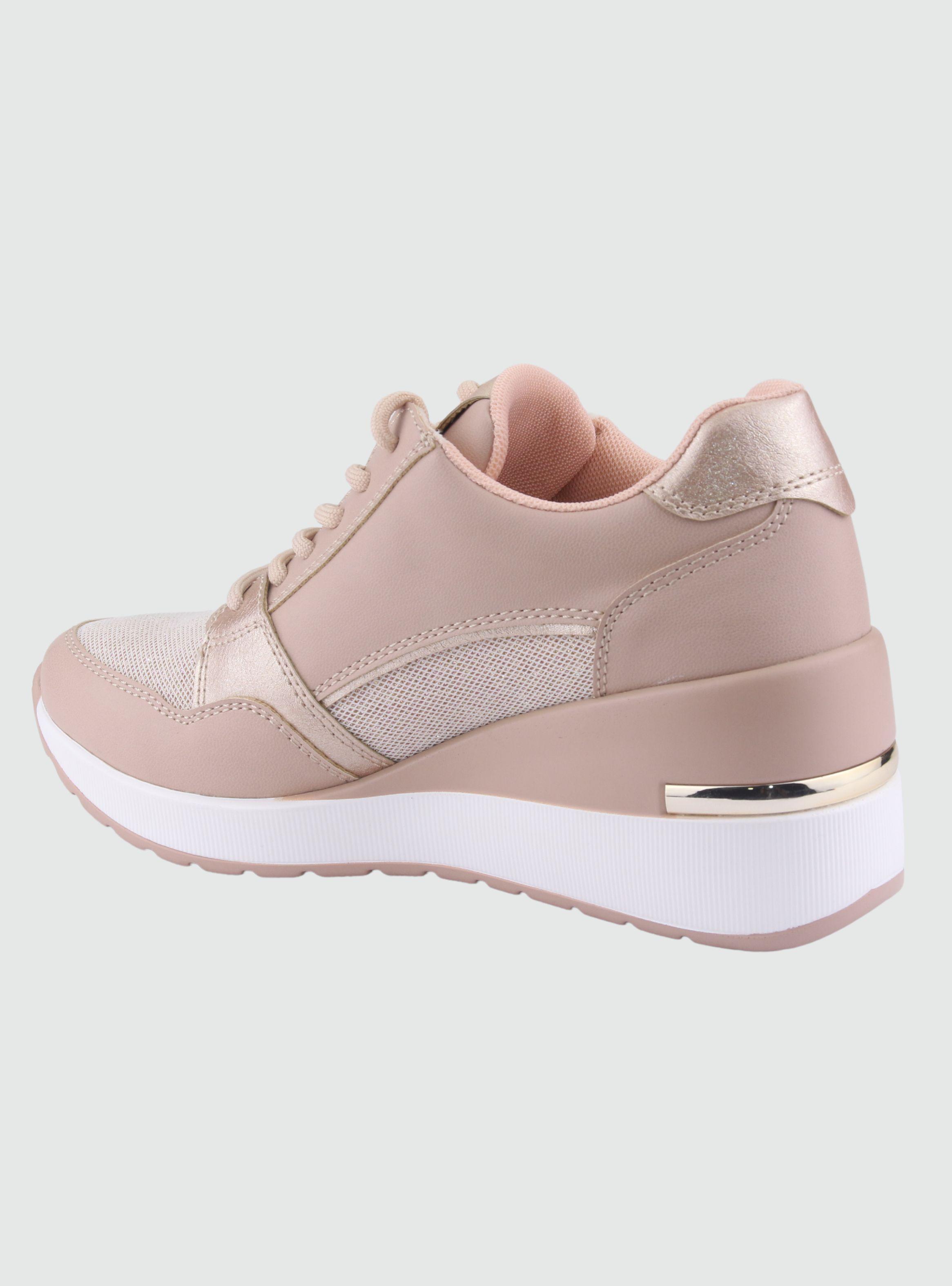 Zapatilla Chalada Mujer Bolden-5 Nude Plataforma-1