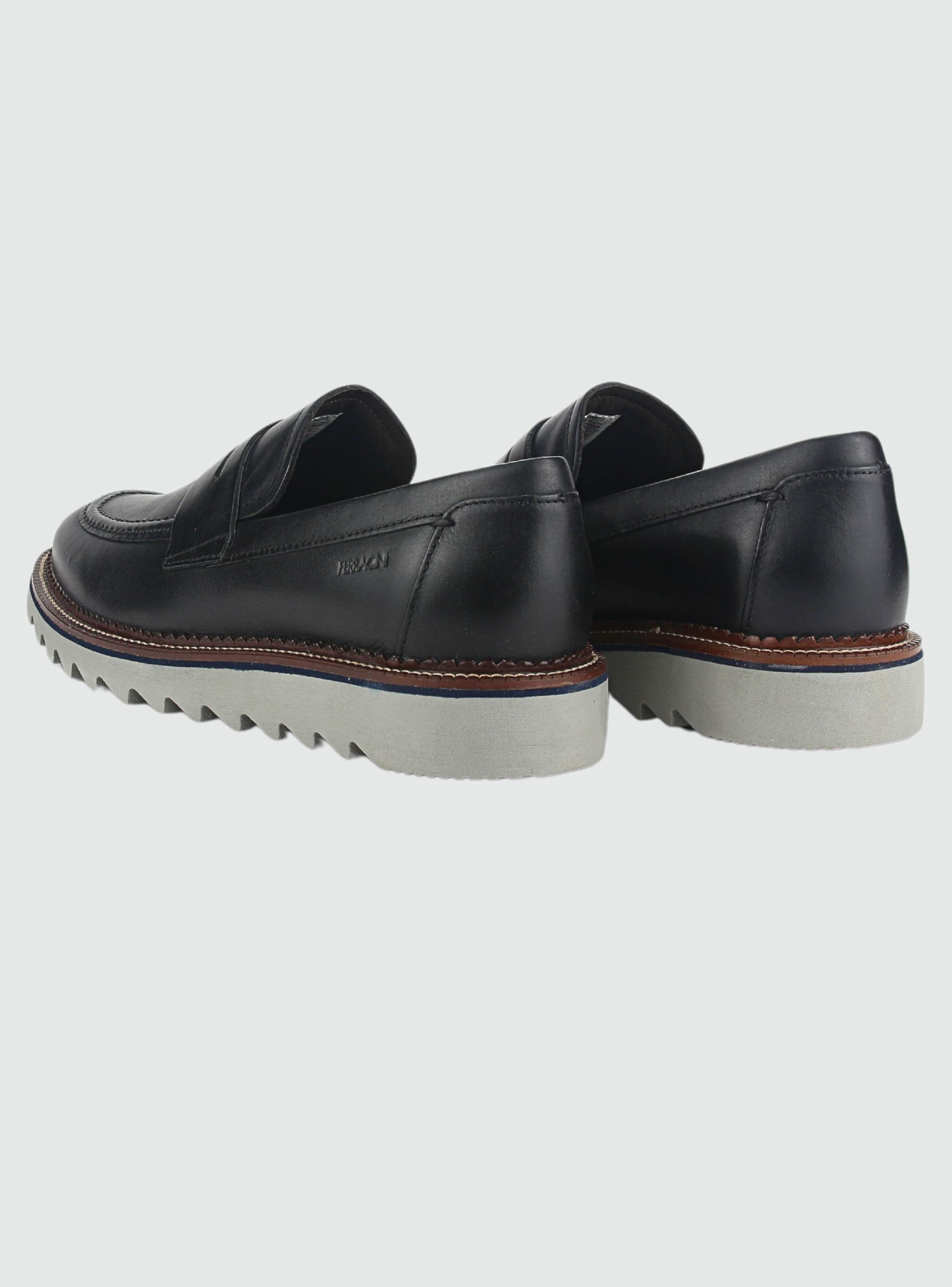 Zapato Ferracini Hombre 5878 F Preto Casual-5