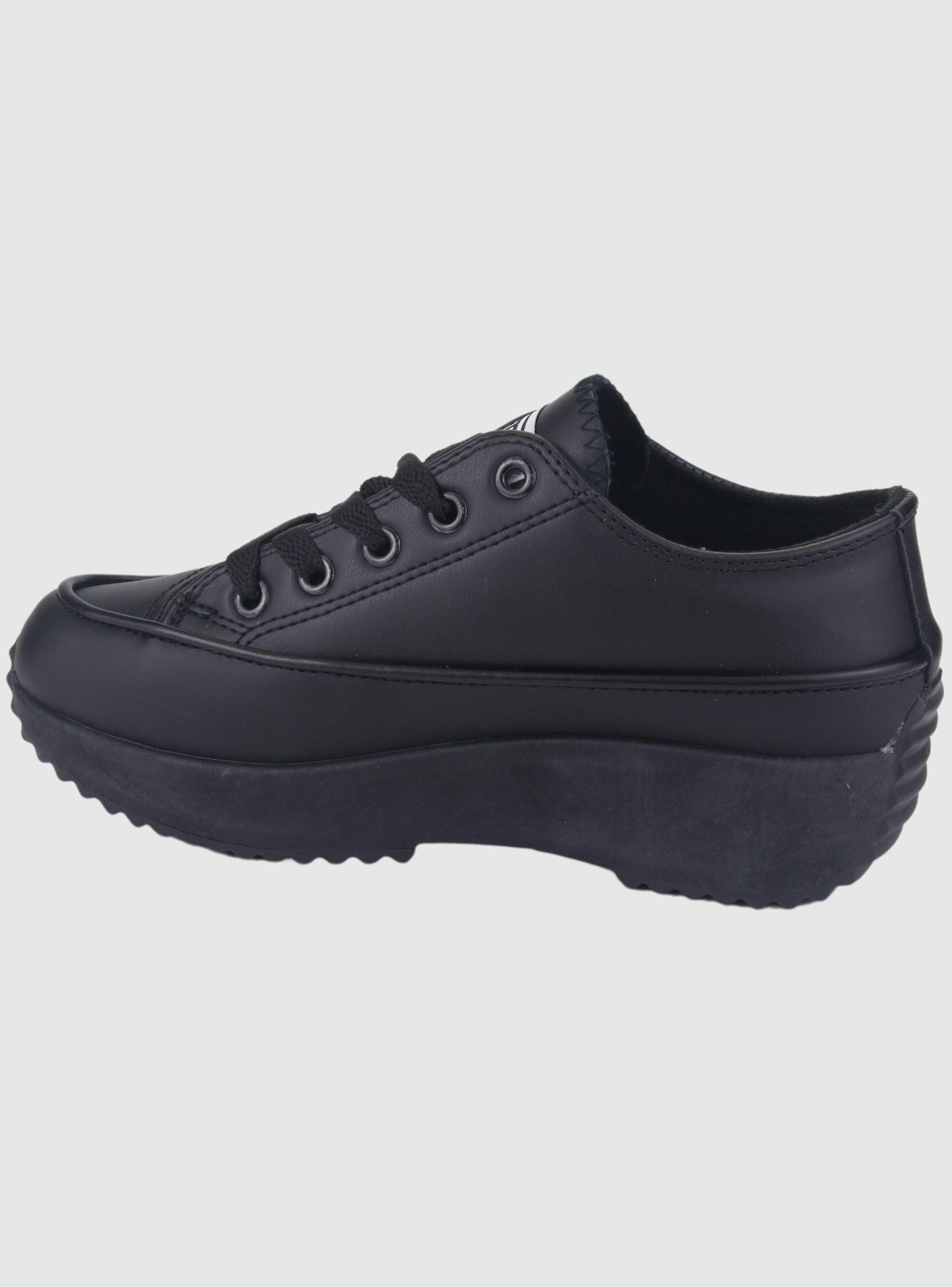 Zapatilla Funway Mujer Biggerl-4 Negro Urbano-1
