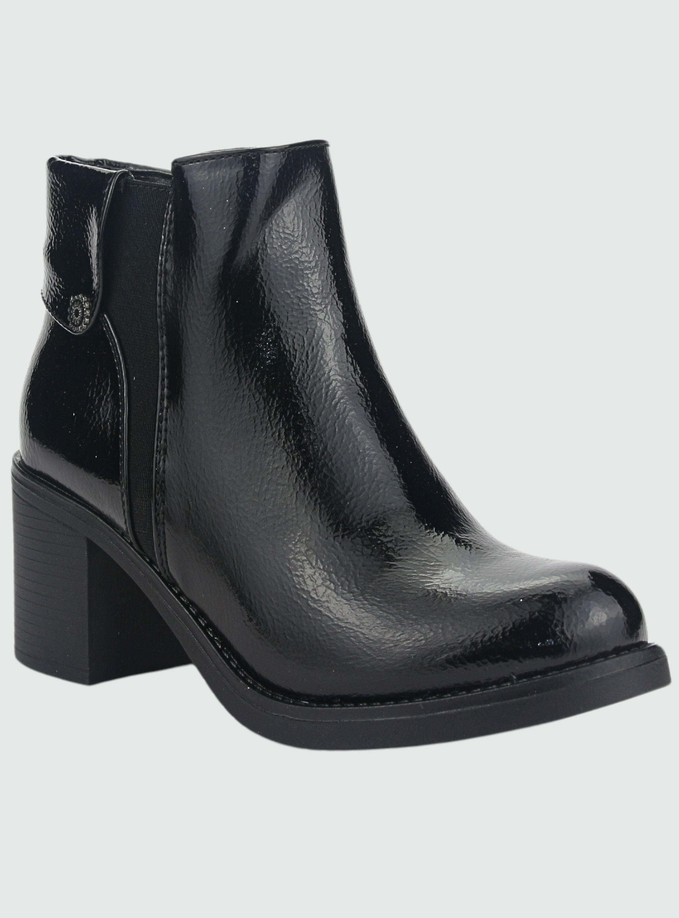 Botin Chalada Mujer Prata-3 V Negro Casual-2