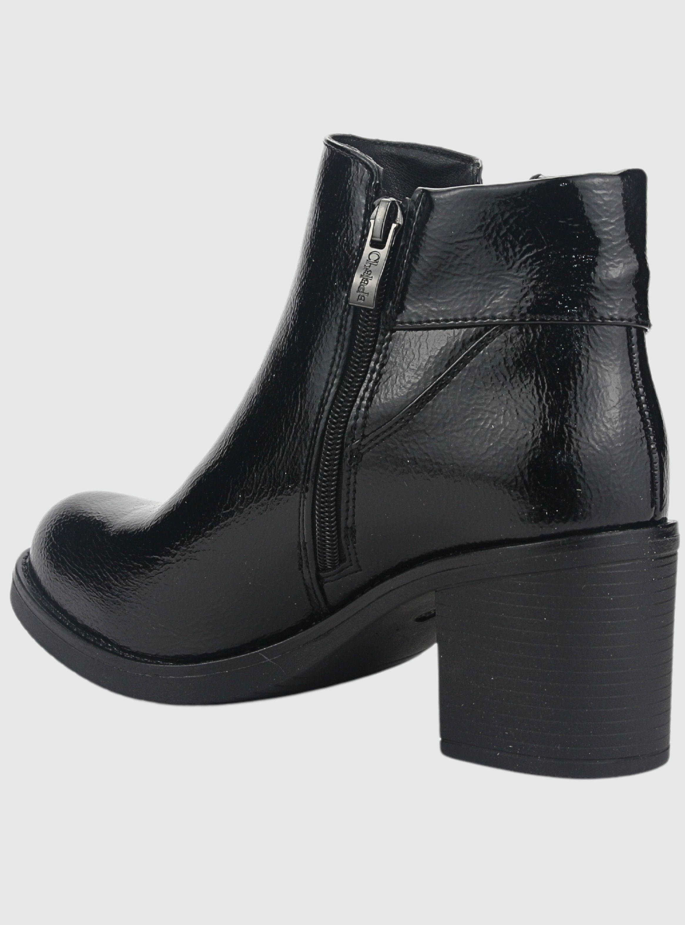 Botin Chalada Mujer Prata-3 V Negro Casual-3