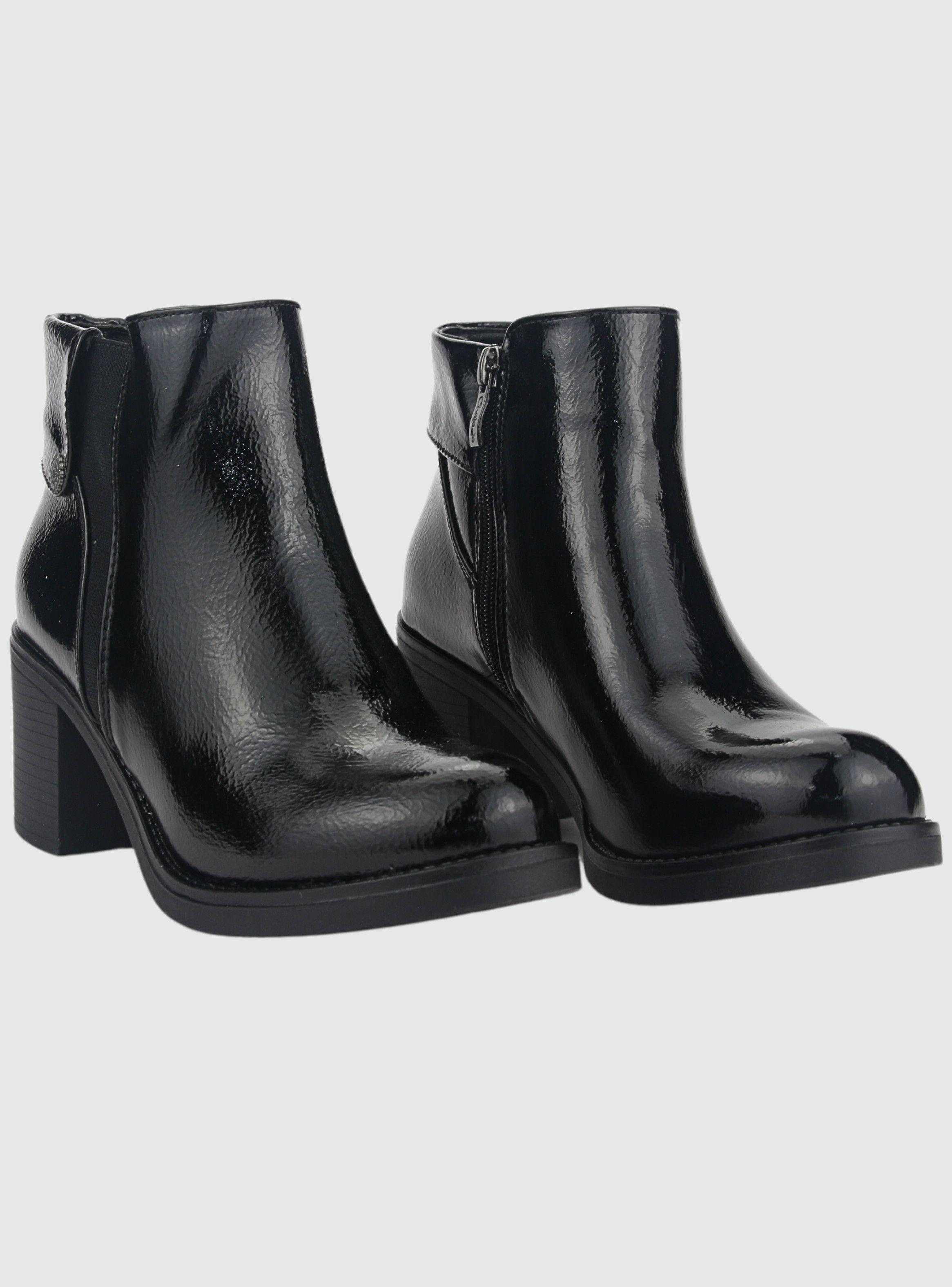 Botin Chalada Mujer Prata-3 V Negro Casual-4