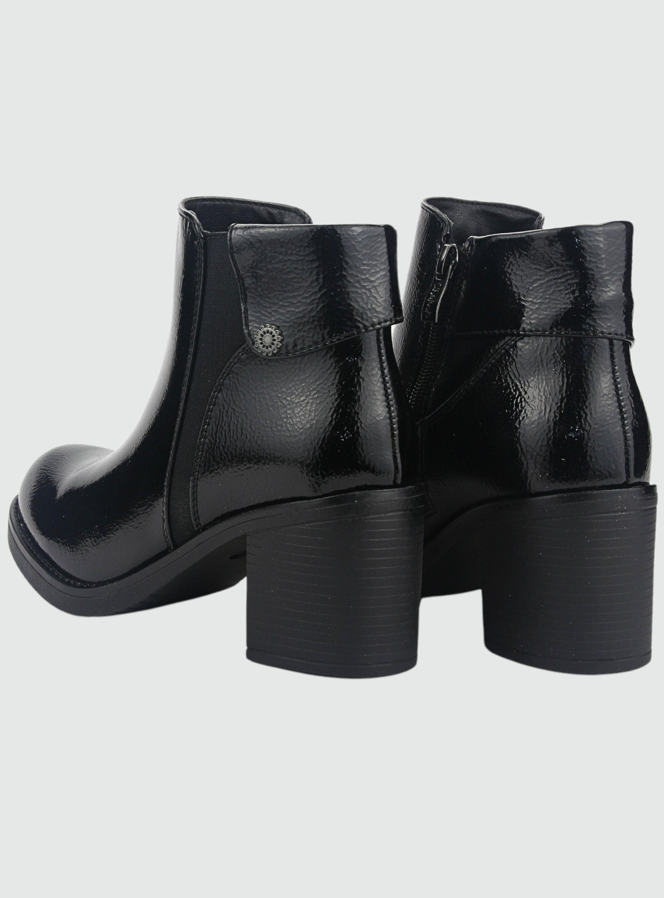 Botin Chalada Mujer Prata-3 V Negro Casual-5