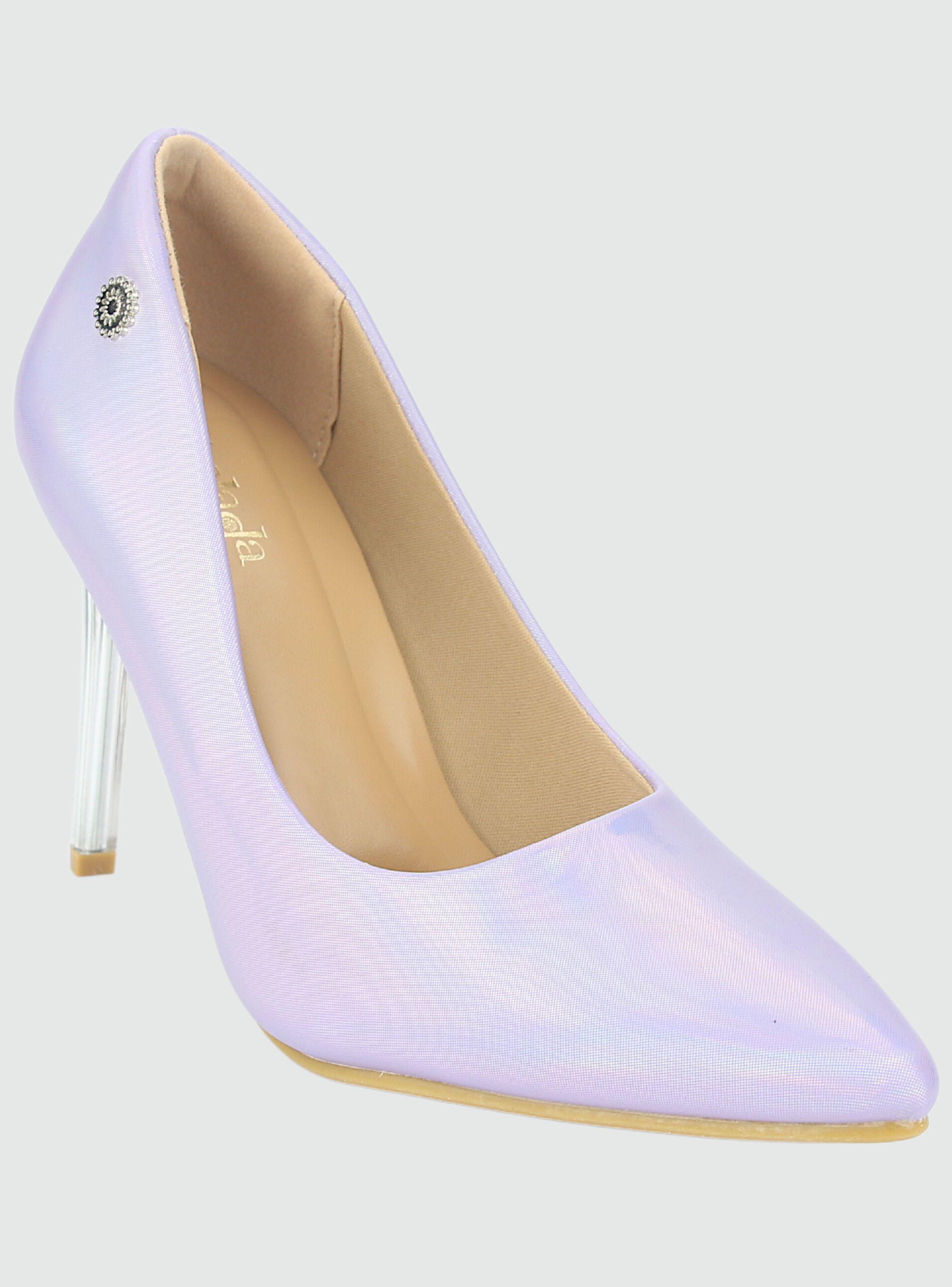 Zapato Chalada Mujer Cristal-1 Lila Casual-2