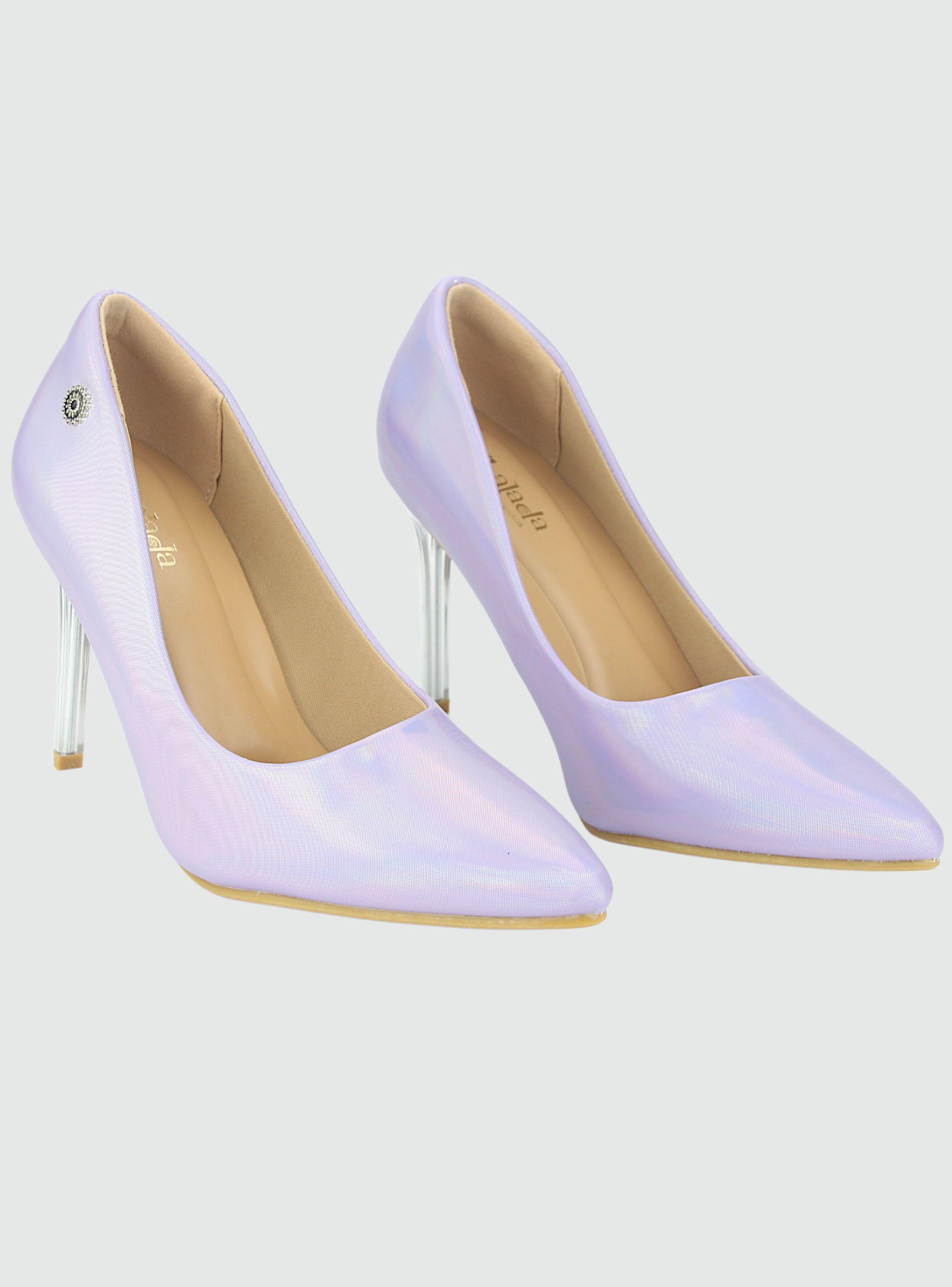 Zapato Chalada Mujer Cristal-1 Lila Casual-4