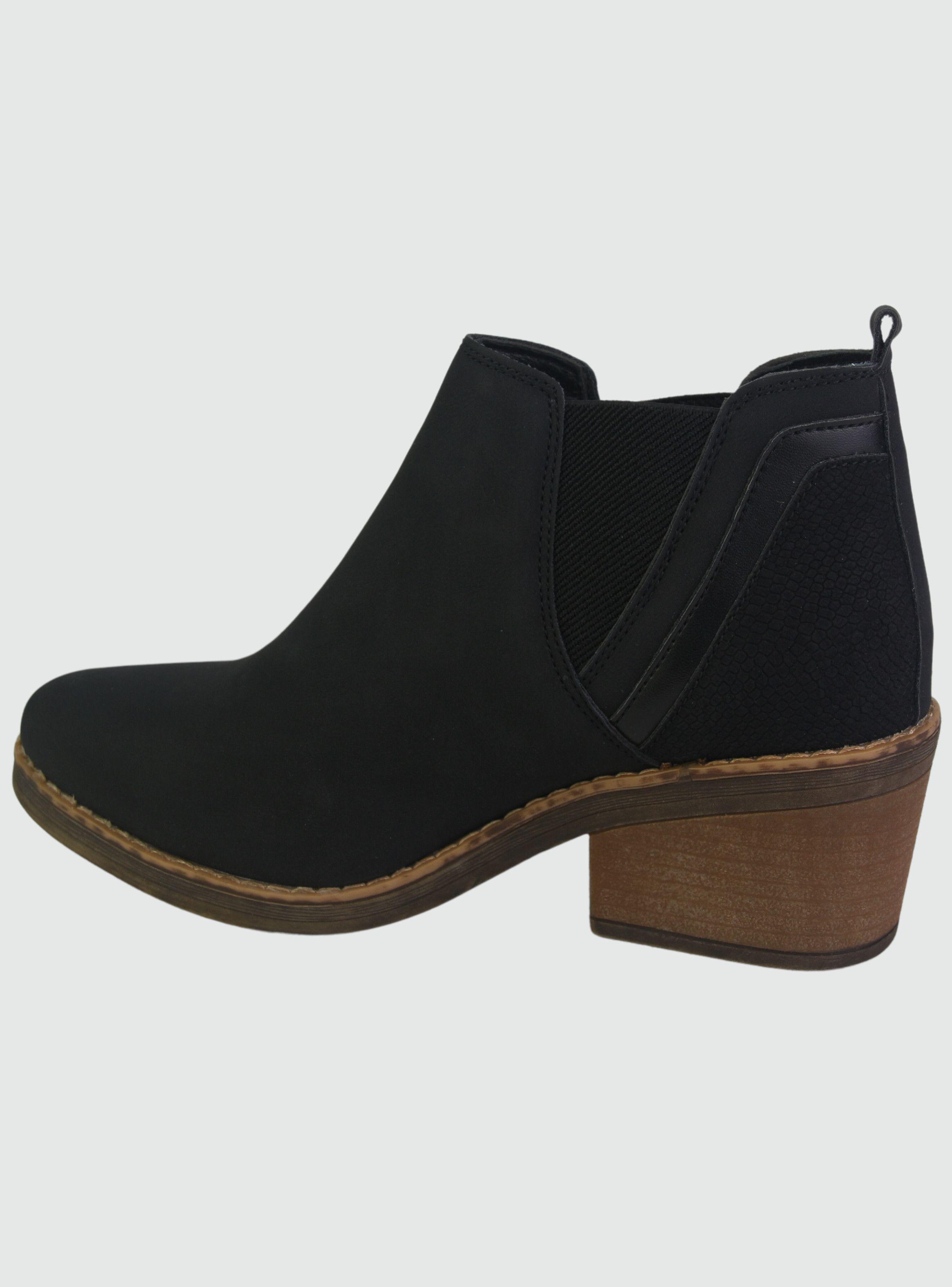 Botin Chalada Mujer Camp-30 Negro Casual-1