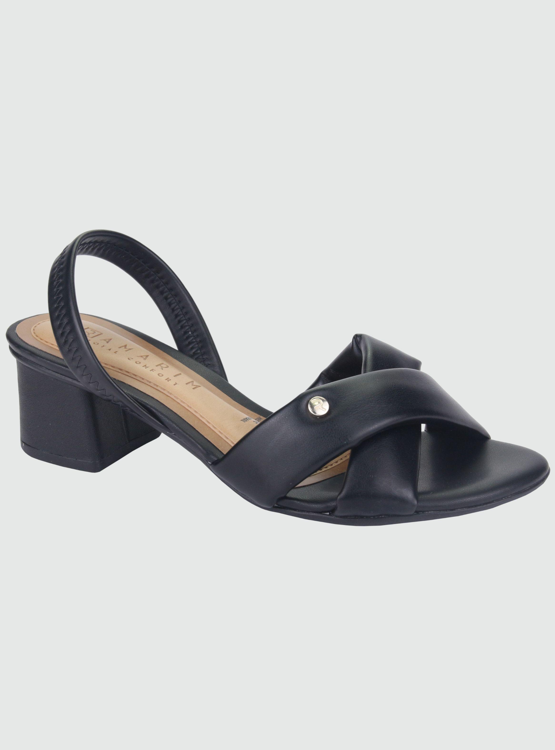 Sandalia Ramarim Mujer 215203 Negro Moda-0