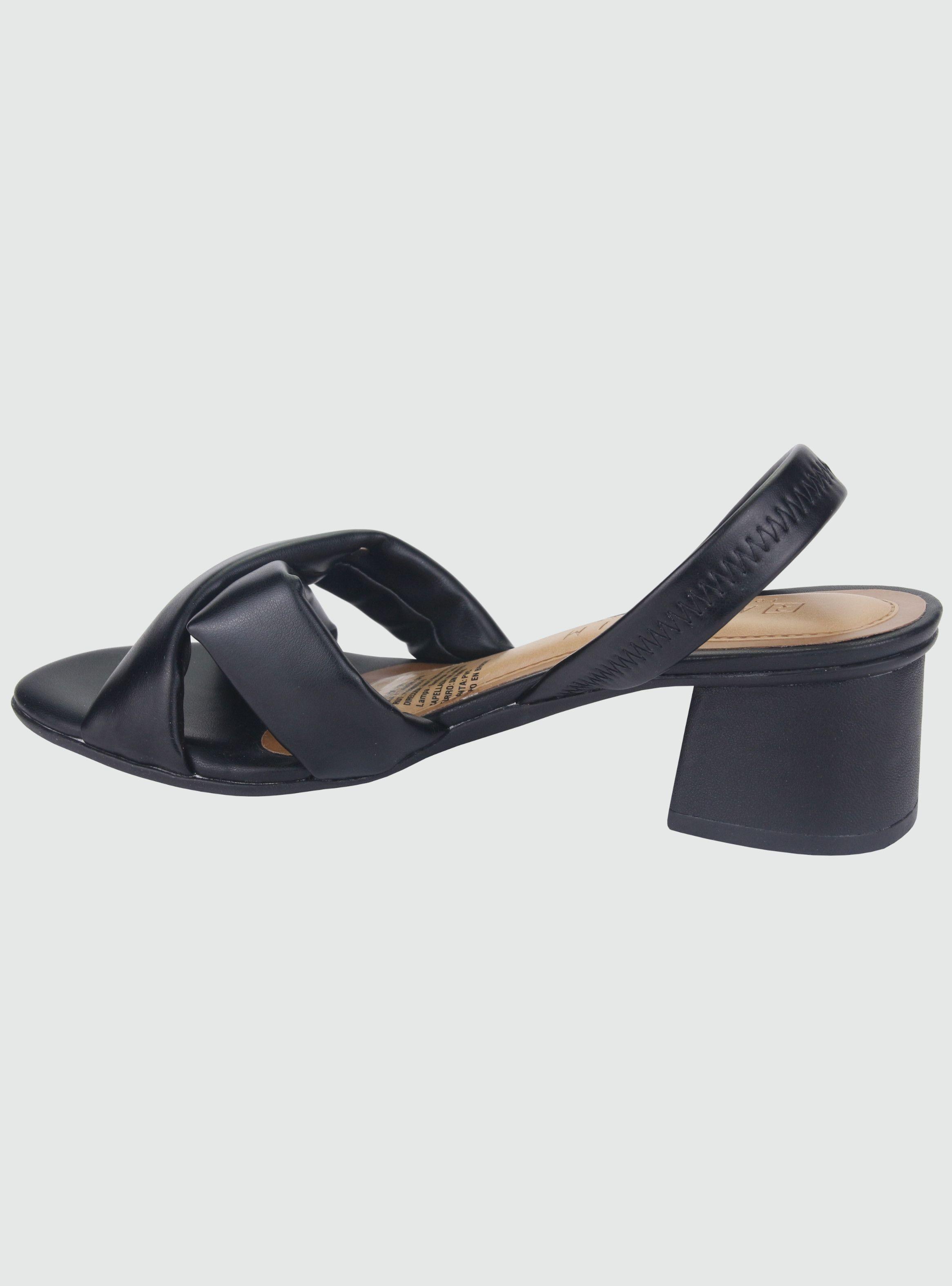 Sandalia Ramarim Mujer 215203 Negro Moda-1