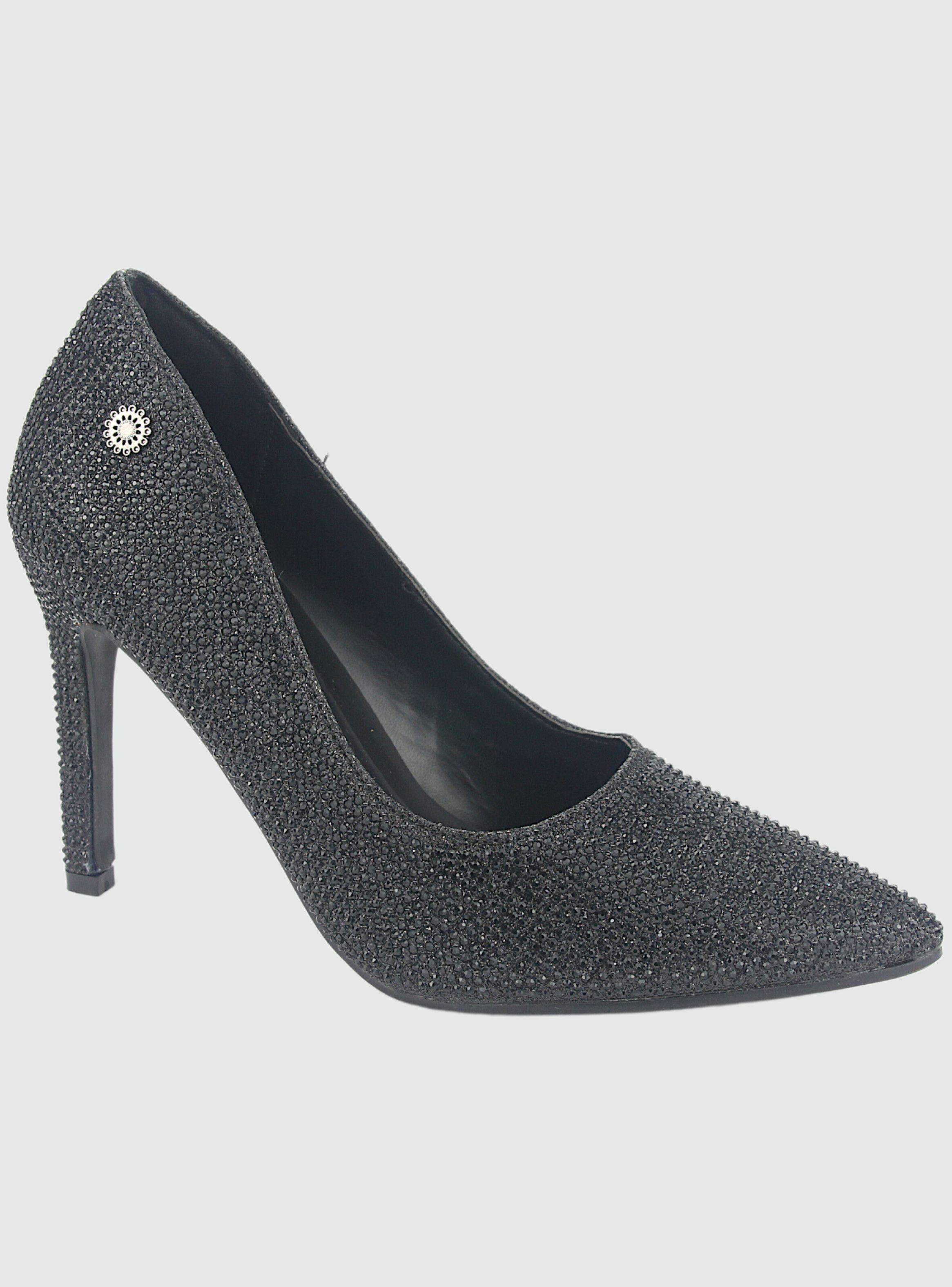 Zapato Chalada Mujer Cristal-3 Negro Casual-0