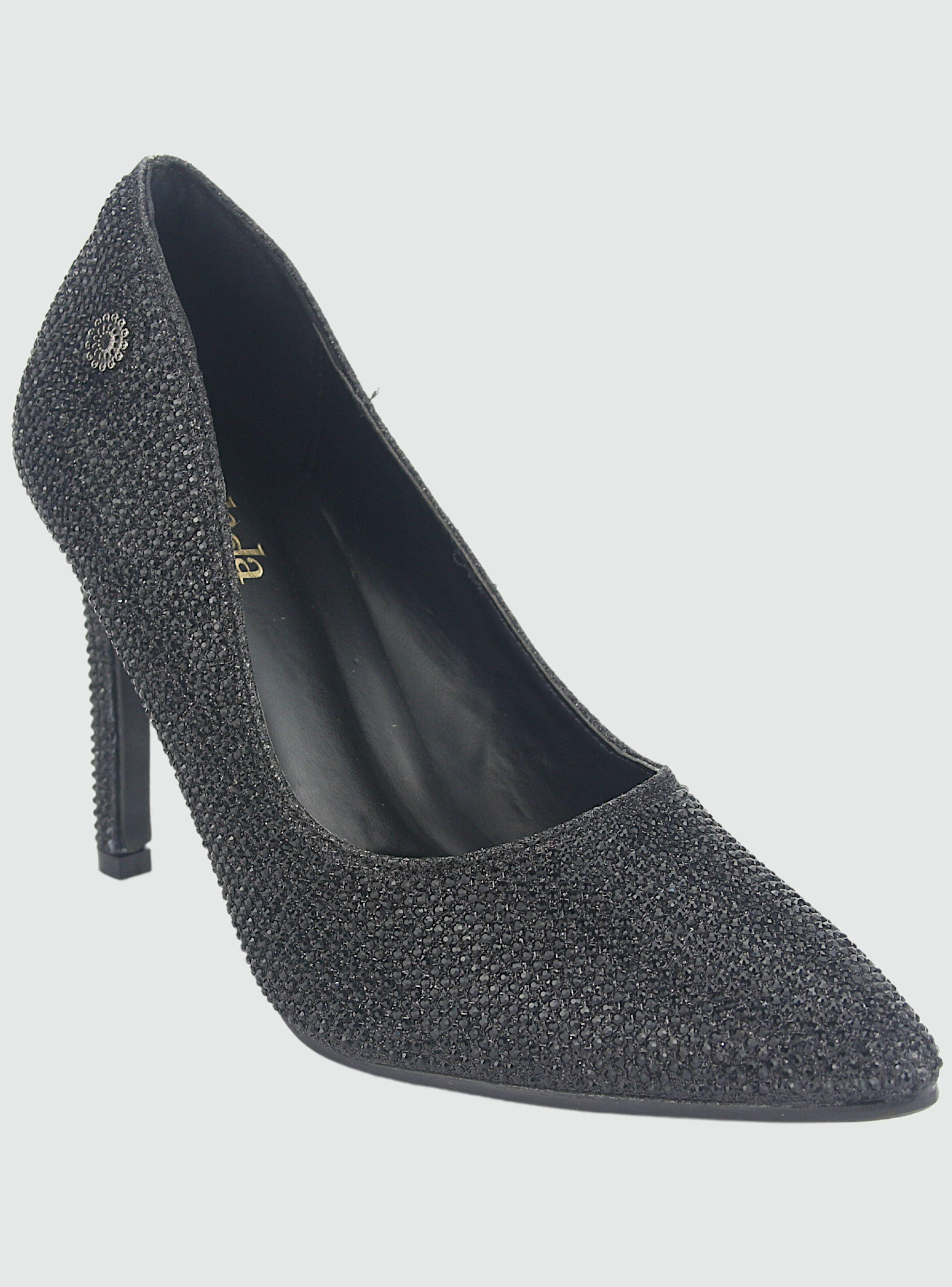 Zapato Chalada Mujer Cristal-3 Negro Casual-2