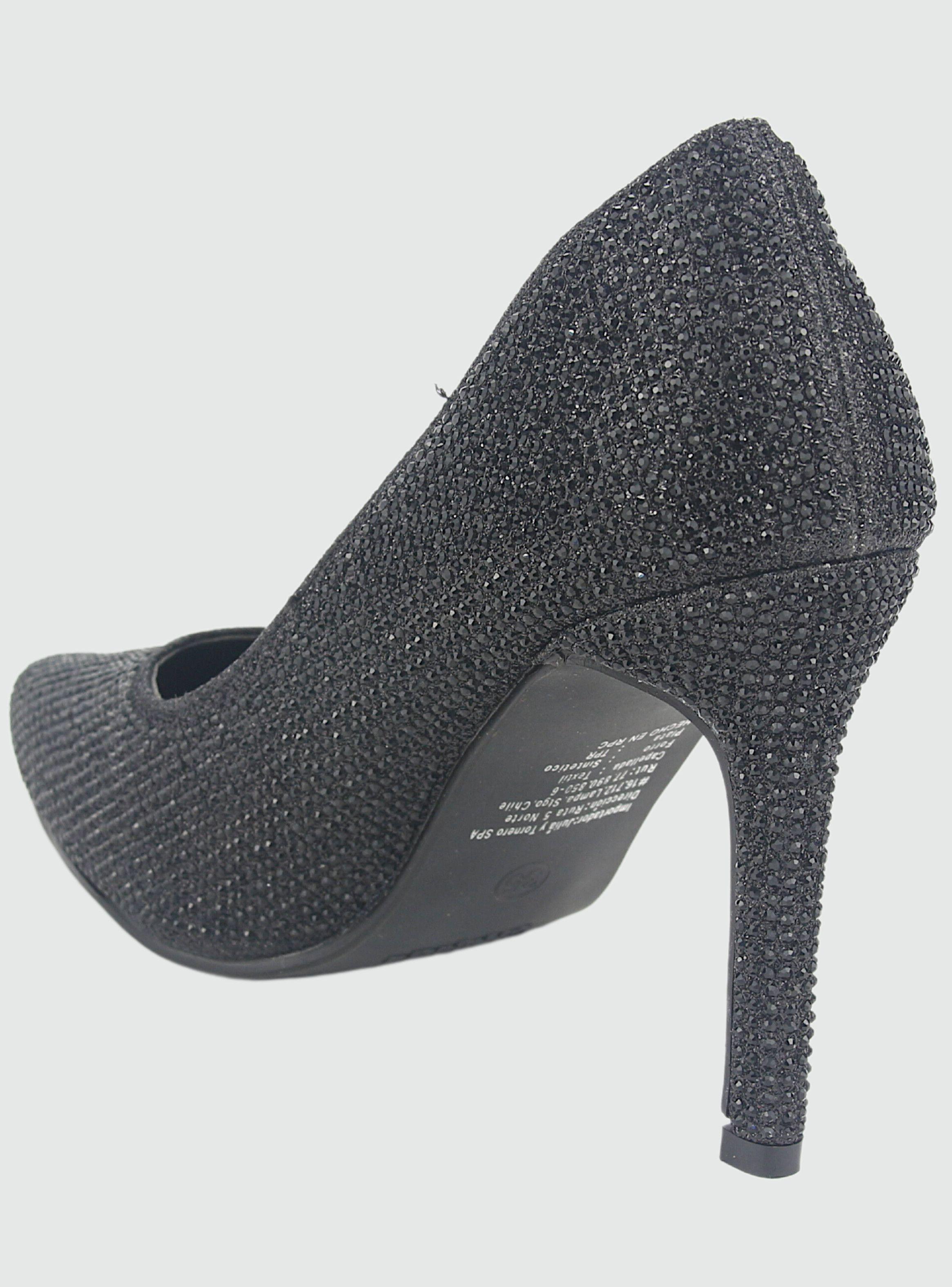 Zapato Chalada Mujer Cristal-3 Negro Casual-3