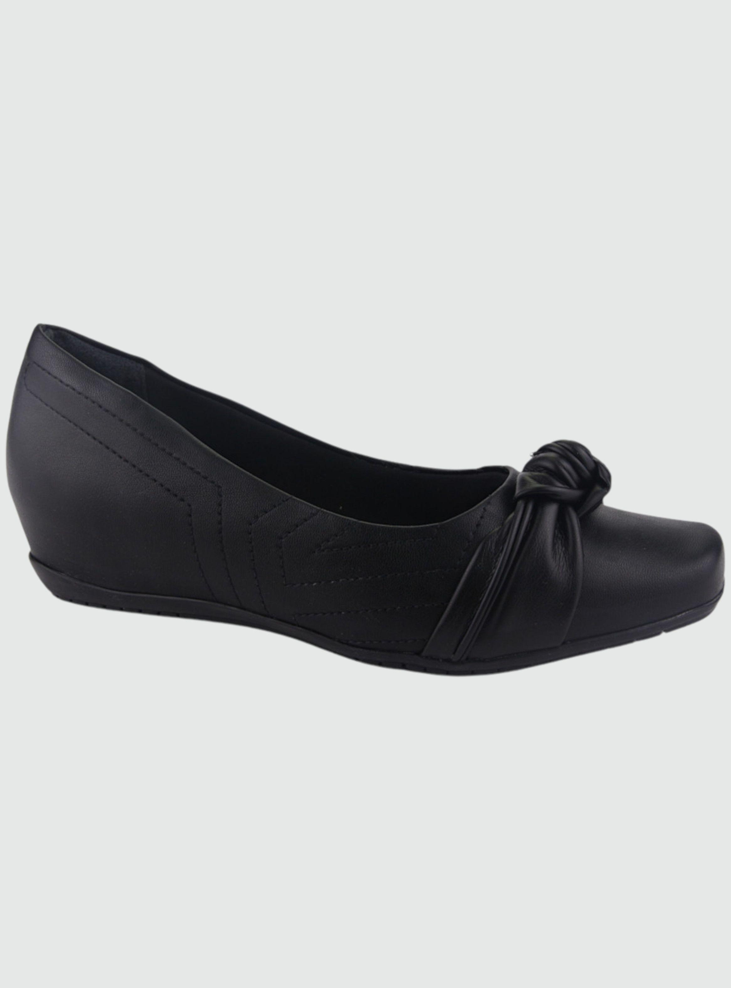Ballerina Comfortflex Mujer 2294302 Negro Casual-0