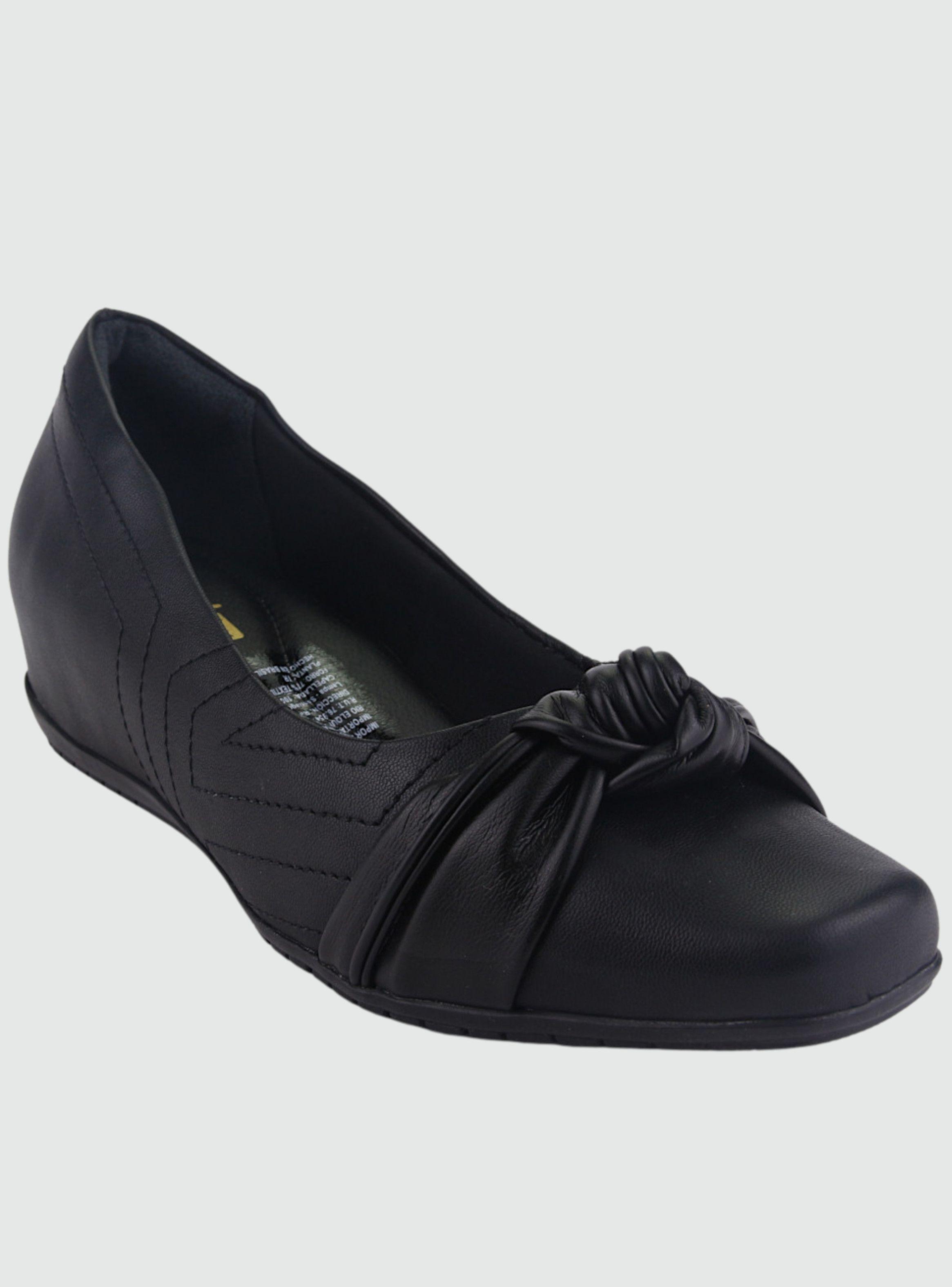 Ballerina Comfortflex Mujer 2294302 Negro Casual-2