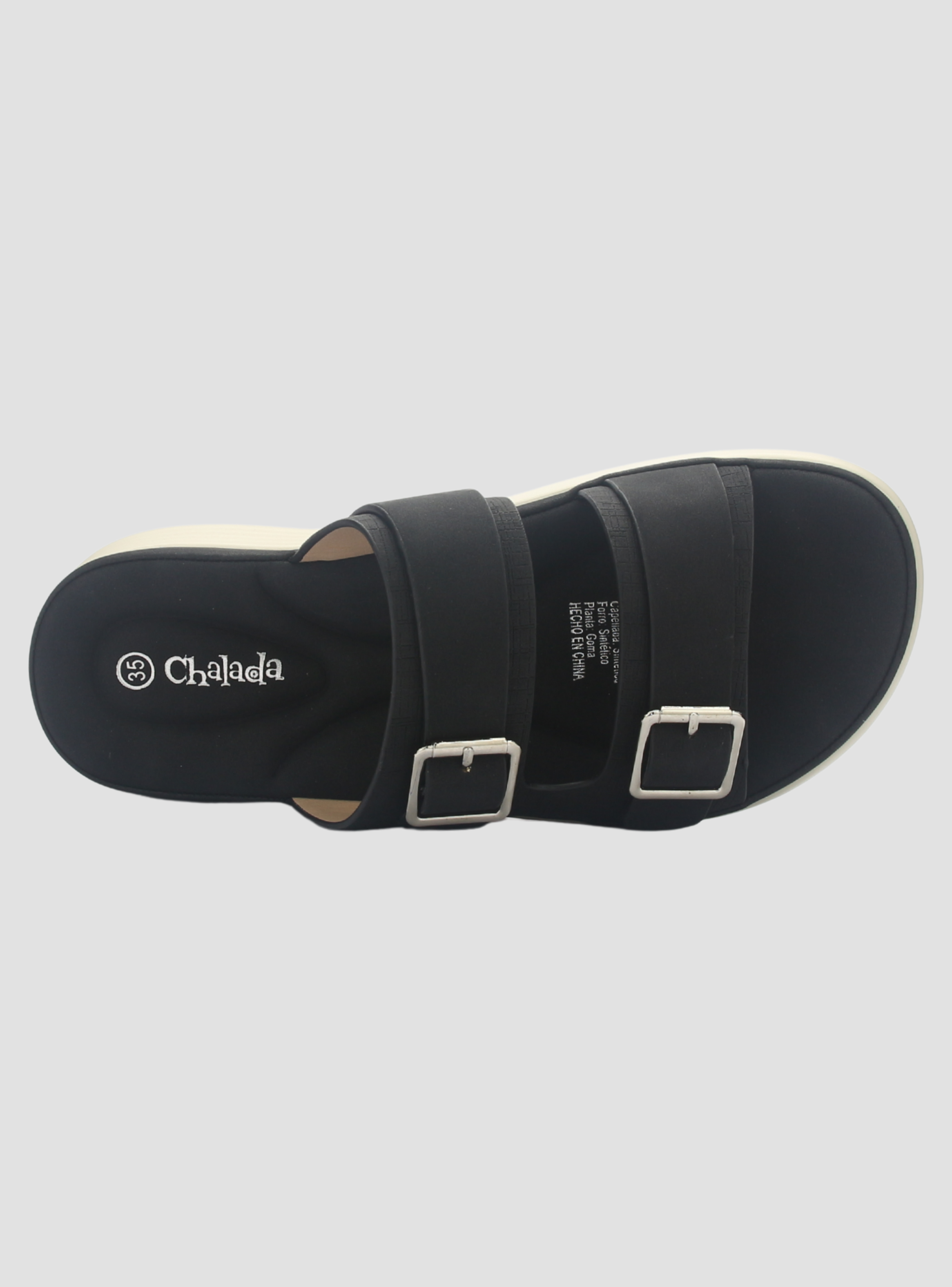 Sandalia Mujer Chalada Acaraye-1 Negro Casual-4