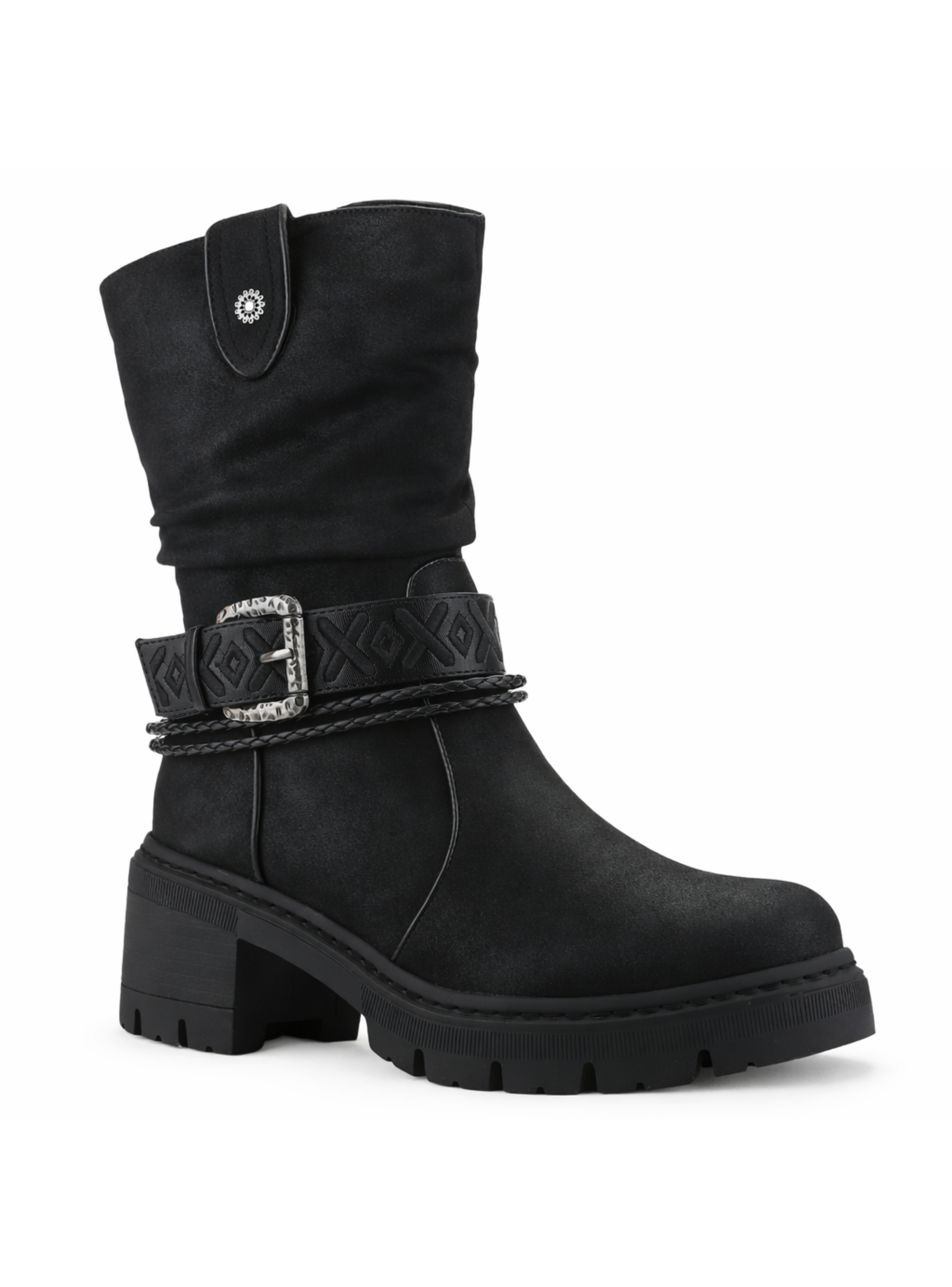 Botin Negro Mujer Casual Chalada Terra-2