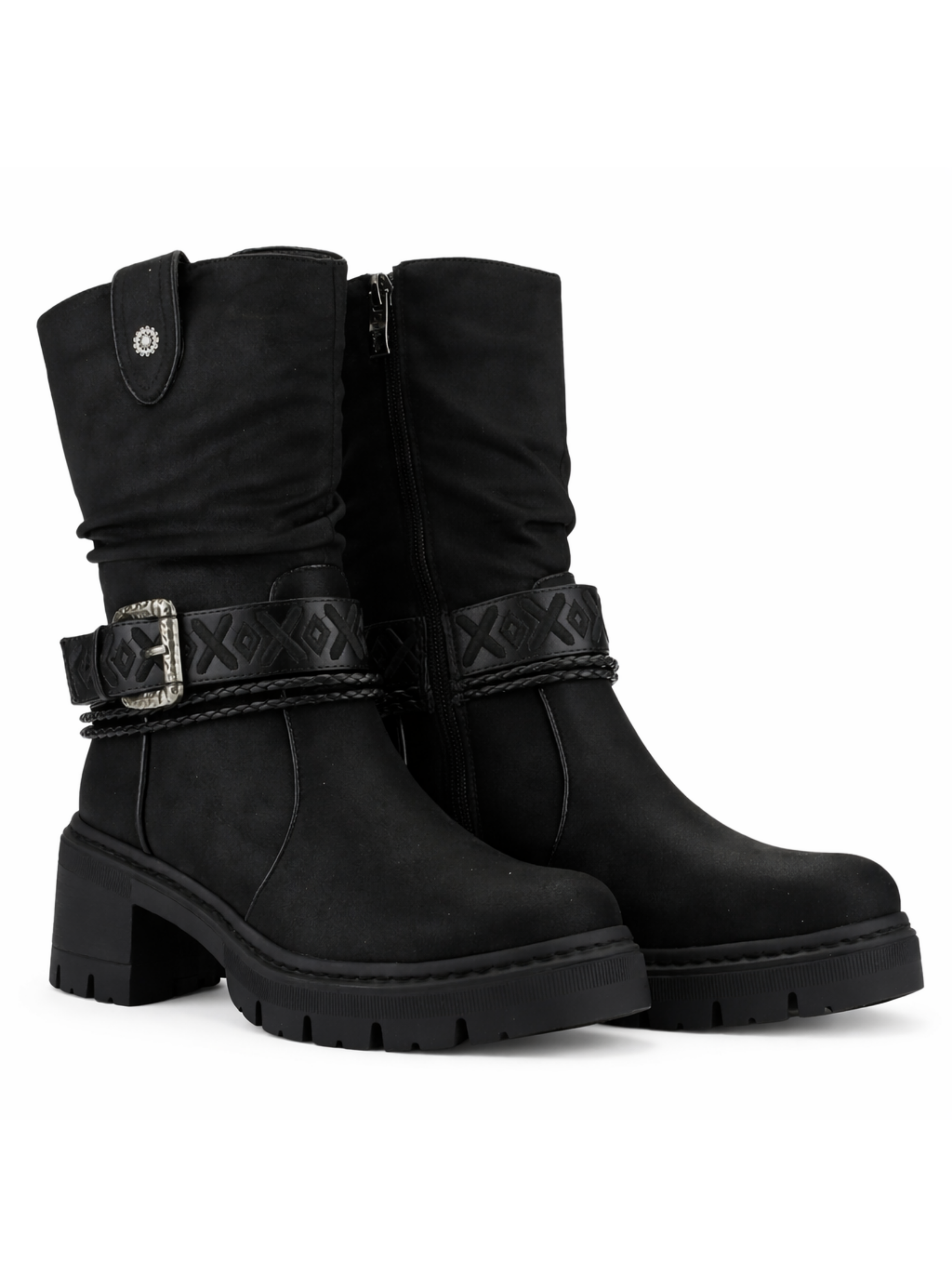 Botin Negro Mujer Casual Chalada Terra-4