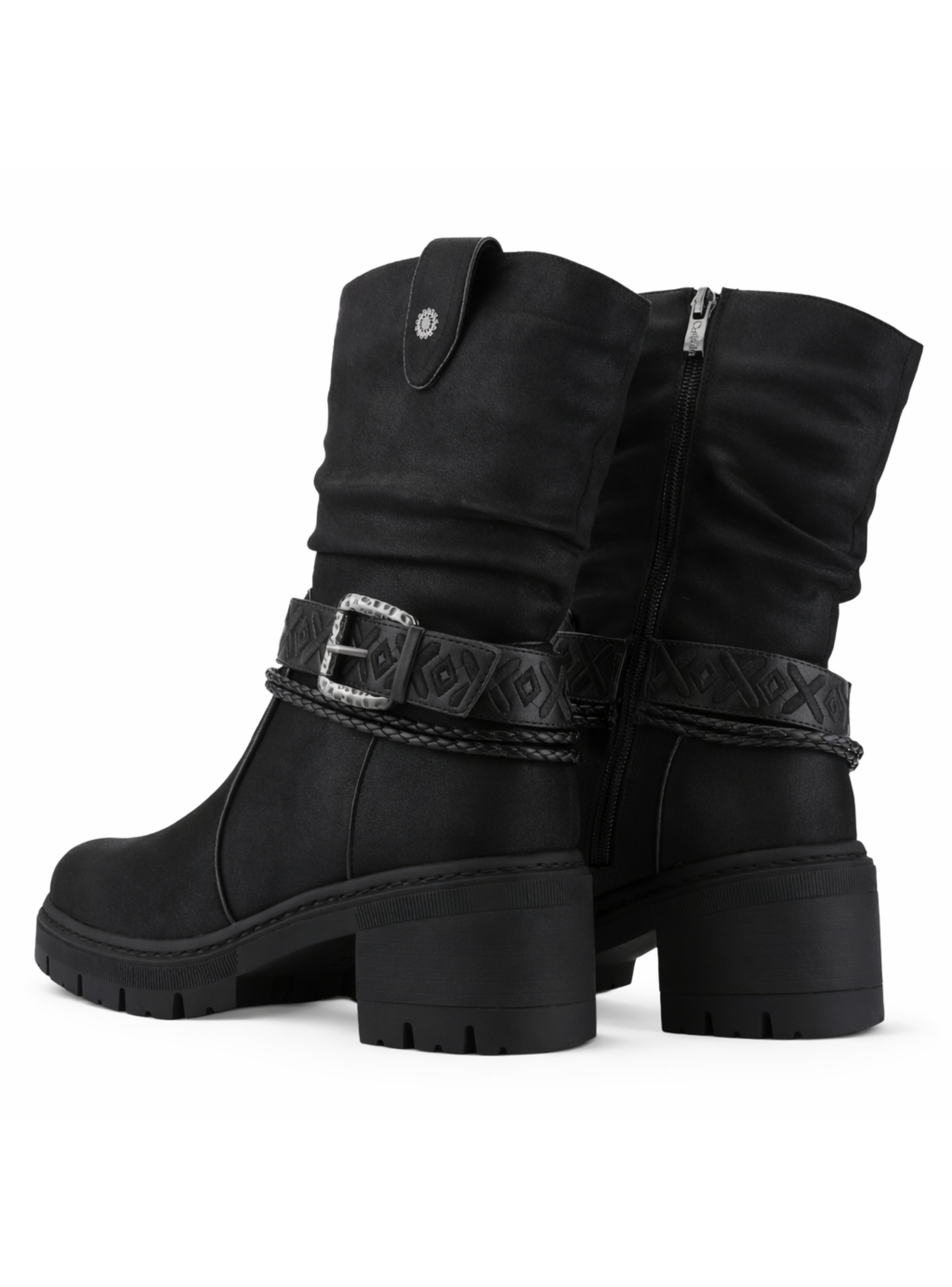 Botin Negro Mujer Casual Chalada Terra-5