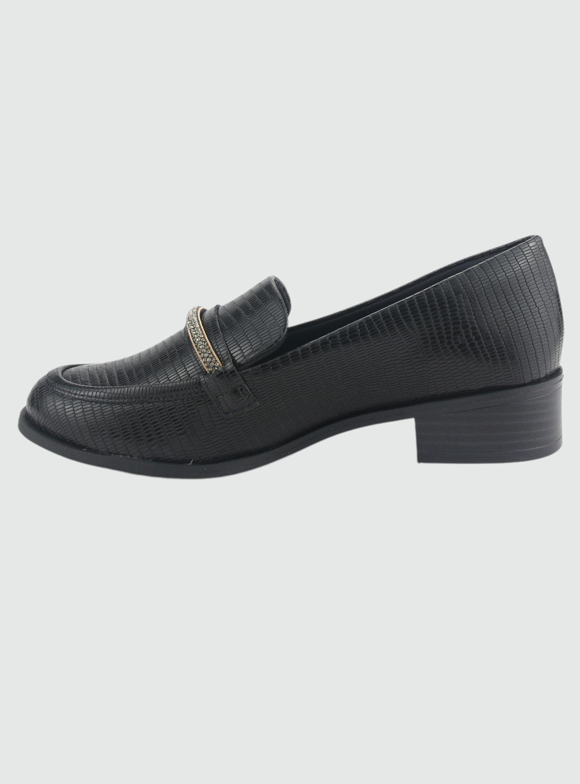 Zapato Chalada Mujer 2416102 Negro Casual-1