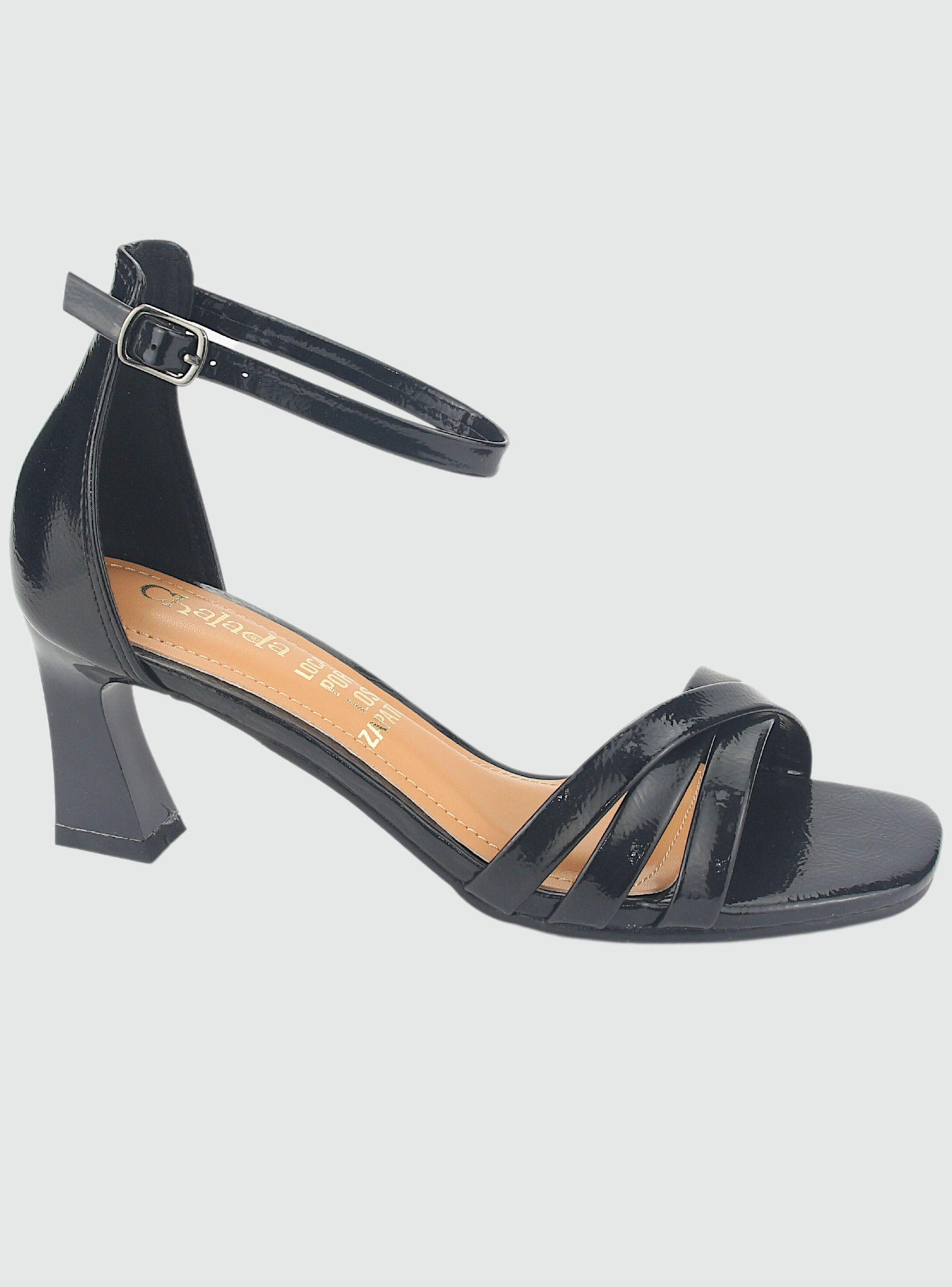 Sandalia Chalada Mujer Murcia-1 Negro Casual-0