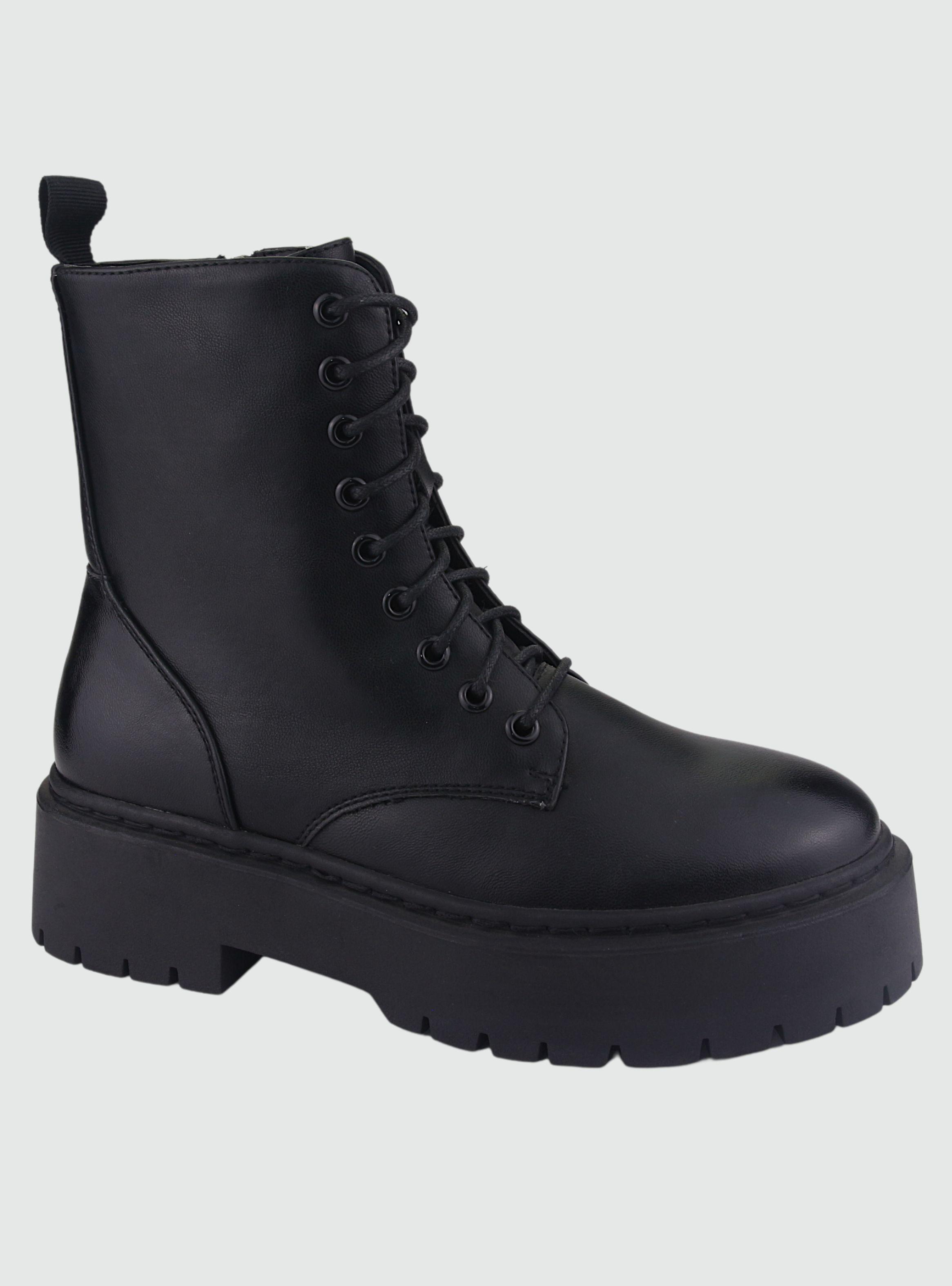 Botin Chalada Mujer 38-Rust-2 Negro Plataforma-0