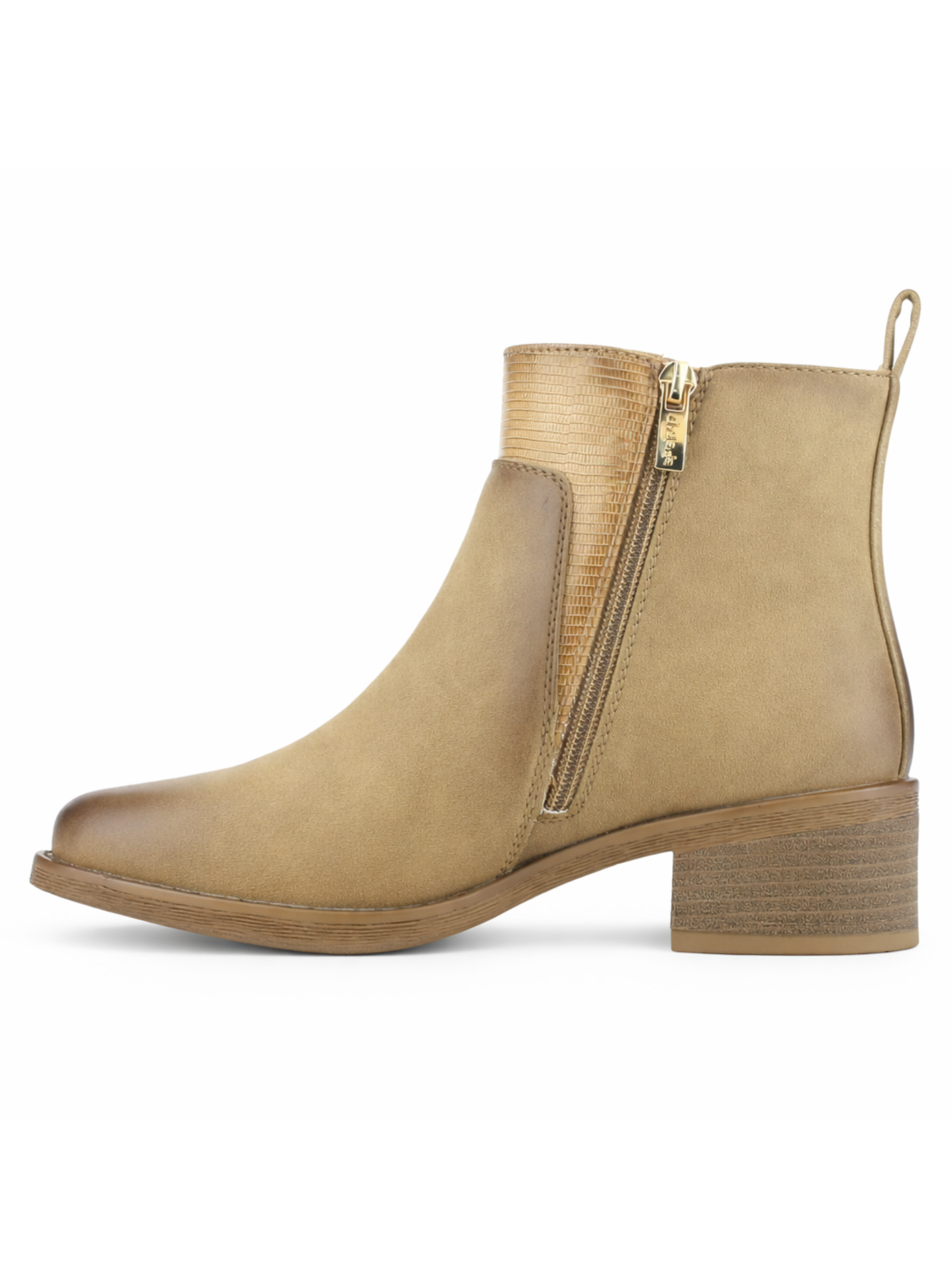 Botin Camel Mujer Casual Chalada Trafa-1