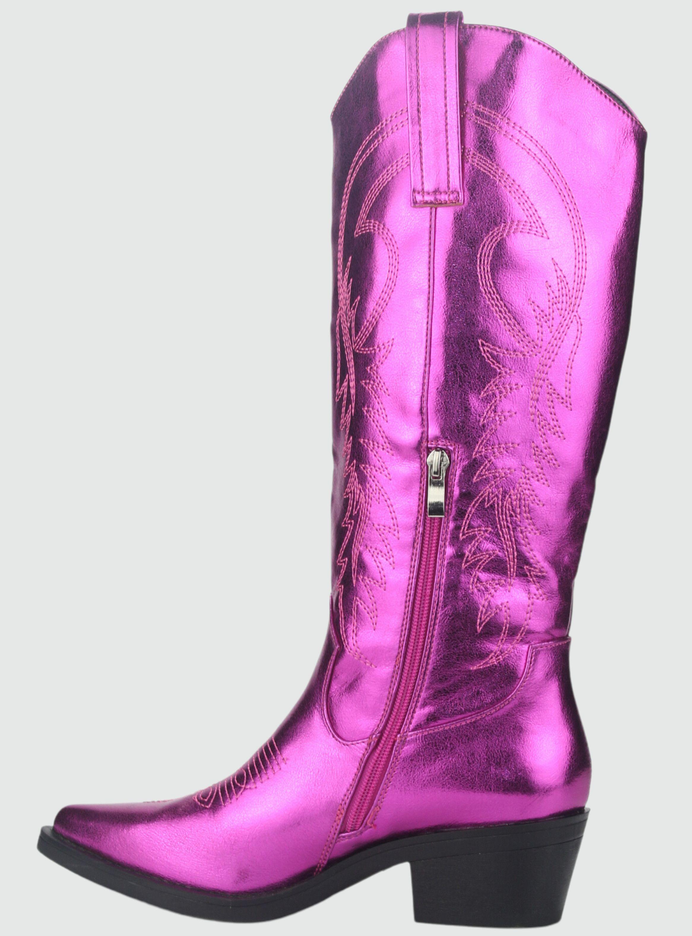 Bota Chalada Mujer West-21 Rosado Casual-1