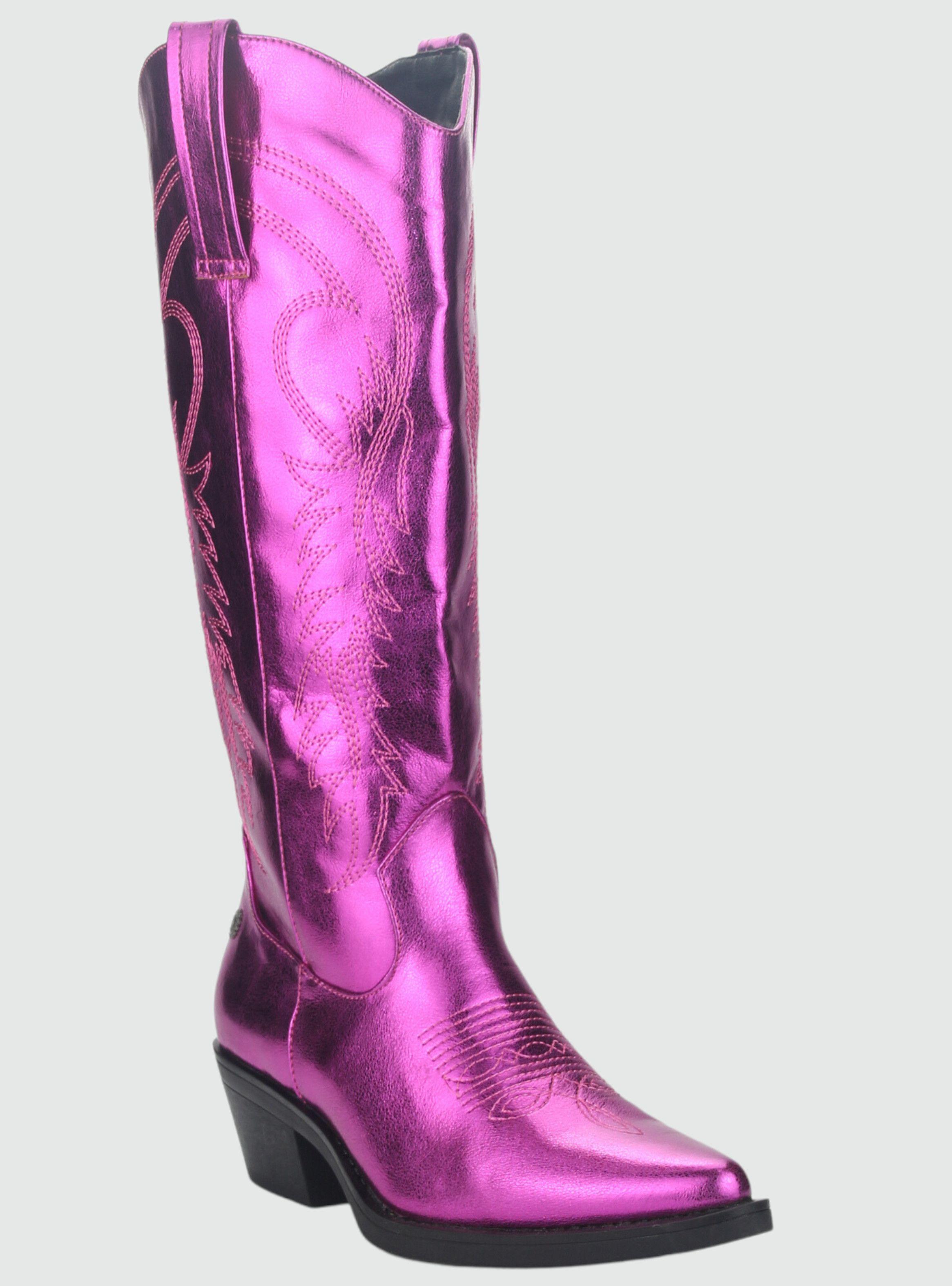 Bota Chalada Mujer West-21 Rosado Casual-2
