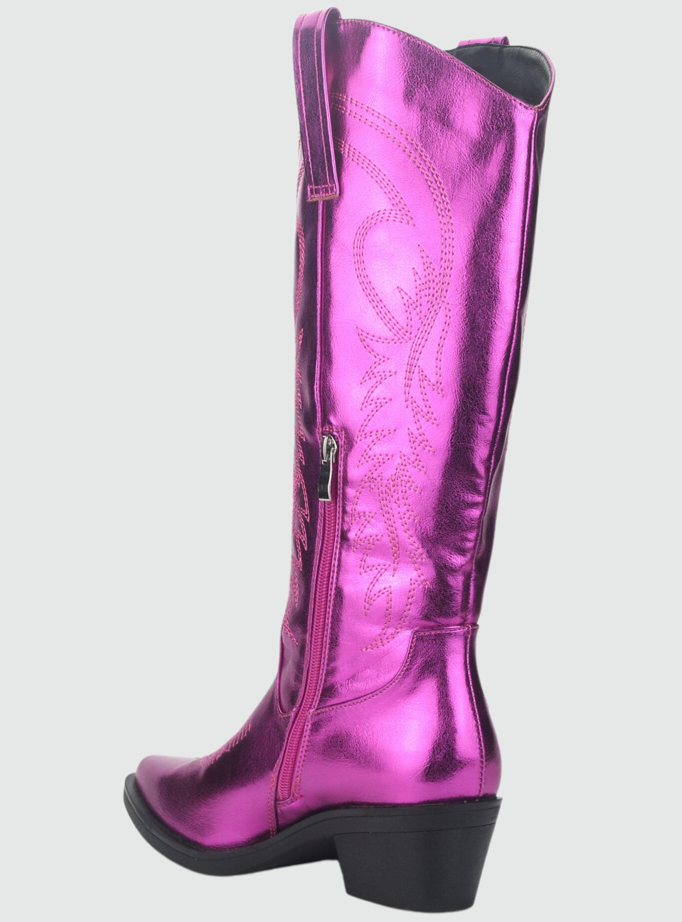 Bota Chalada Mujer West-21 Rosado Casual-3