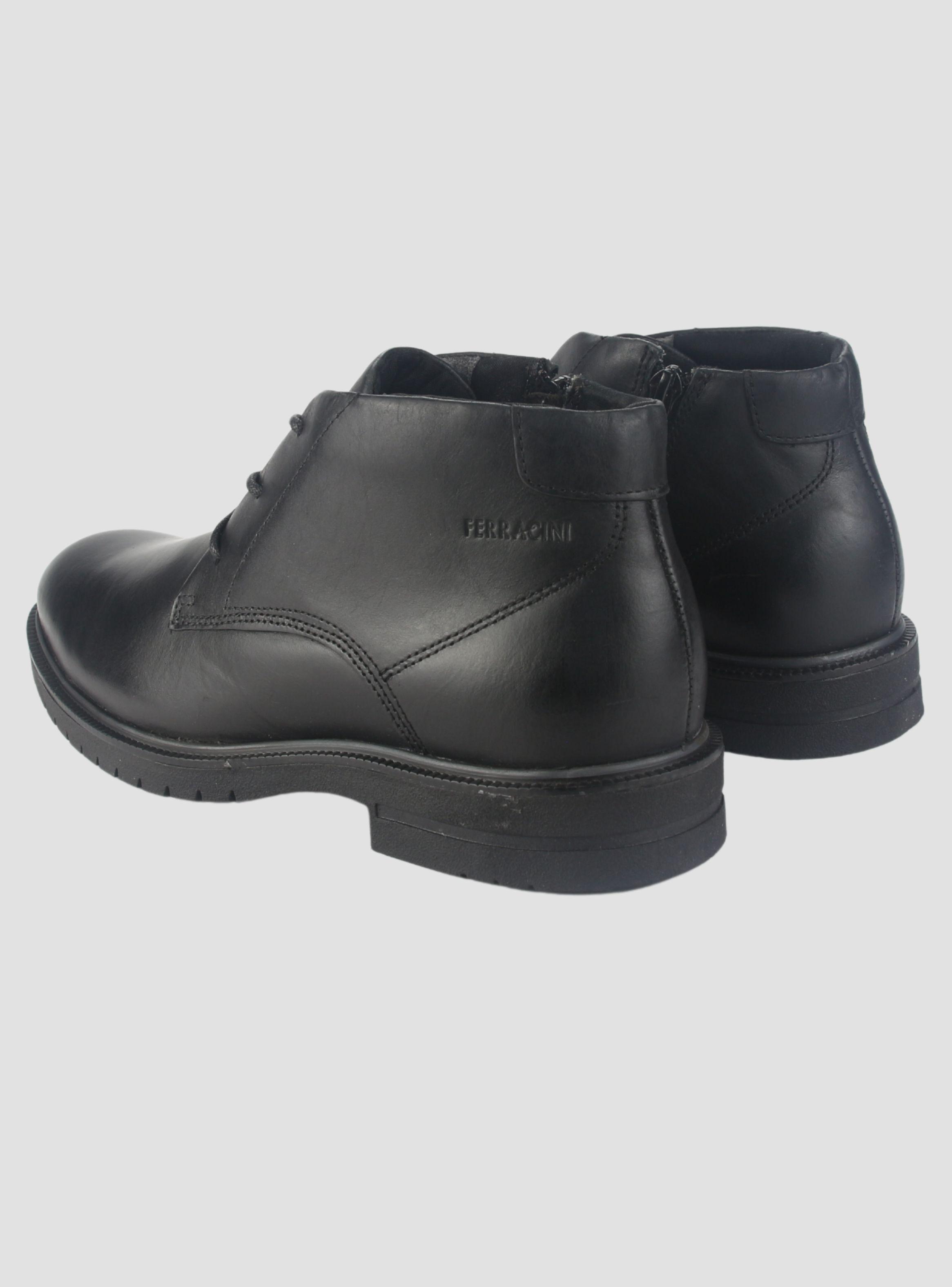 Botin Ferracini Hombre 5437 Firenze Negro Casual-5