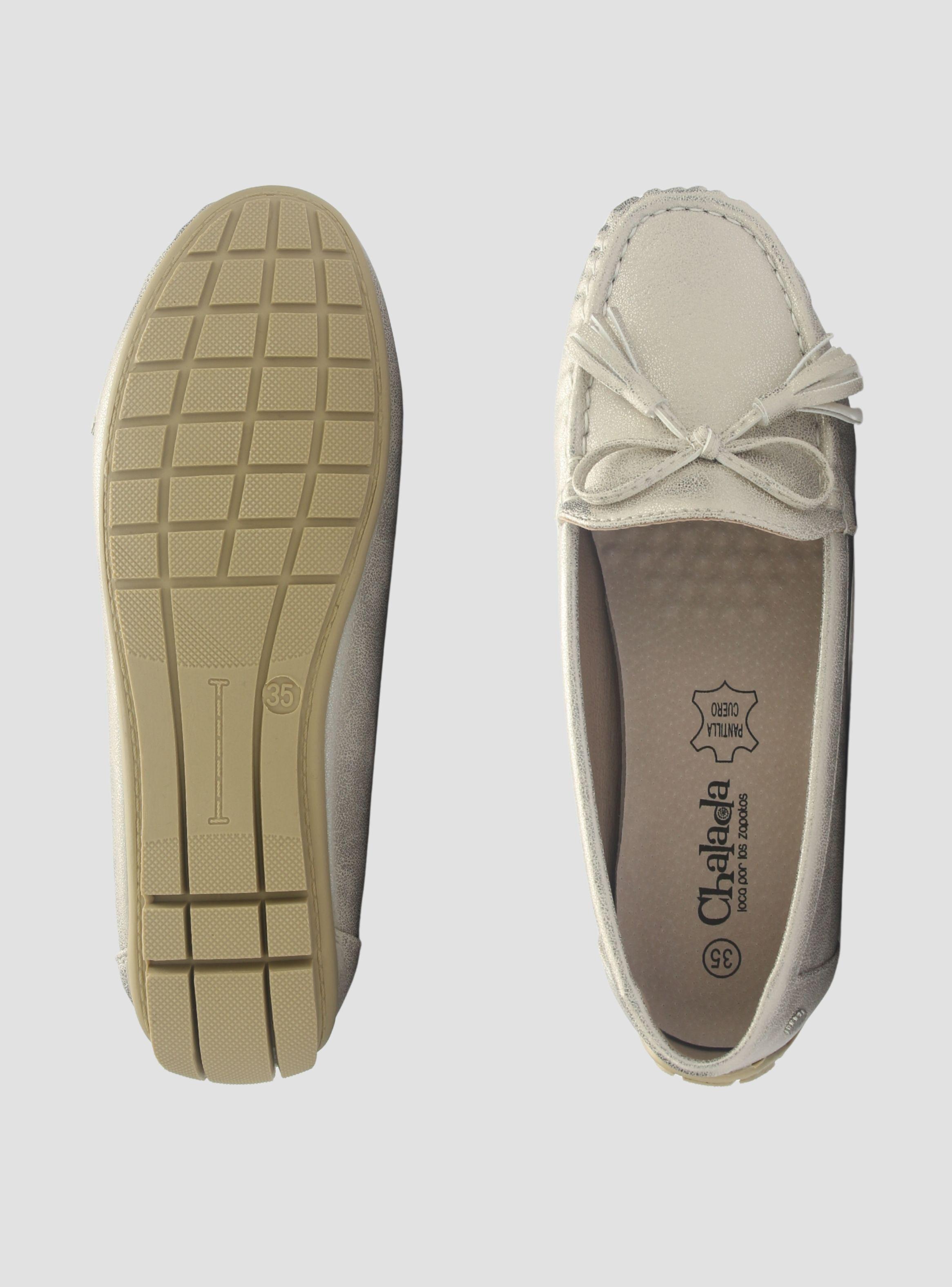 Mocasin Mujer Chalada Maya-1 Beige Casual-4