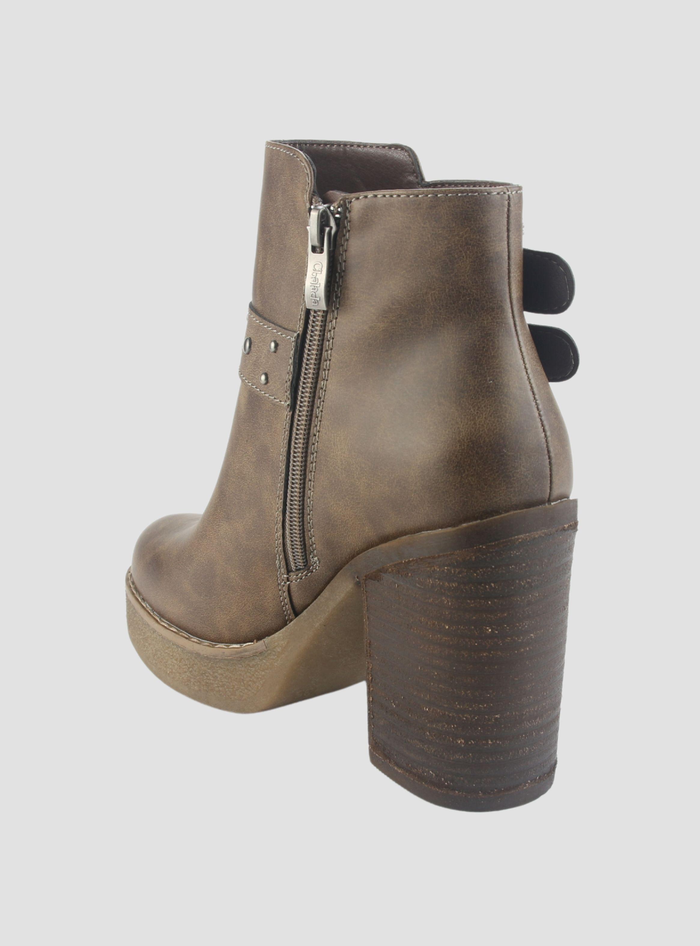 Botin Chalada Mujer Ella-17 Taupe Casual-3