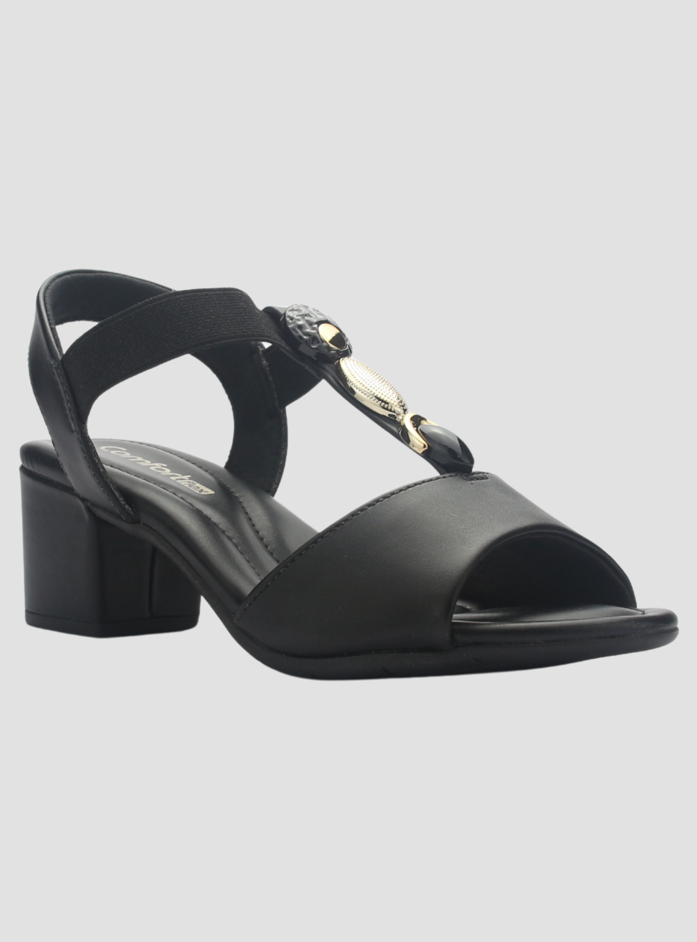 Sandalia Mujer Negro Comfortflex 2557403 Casual-2