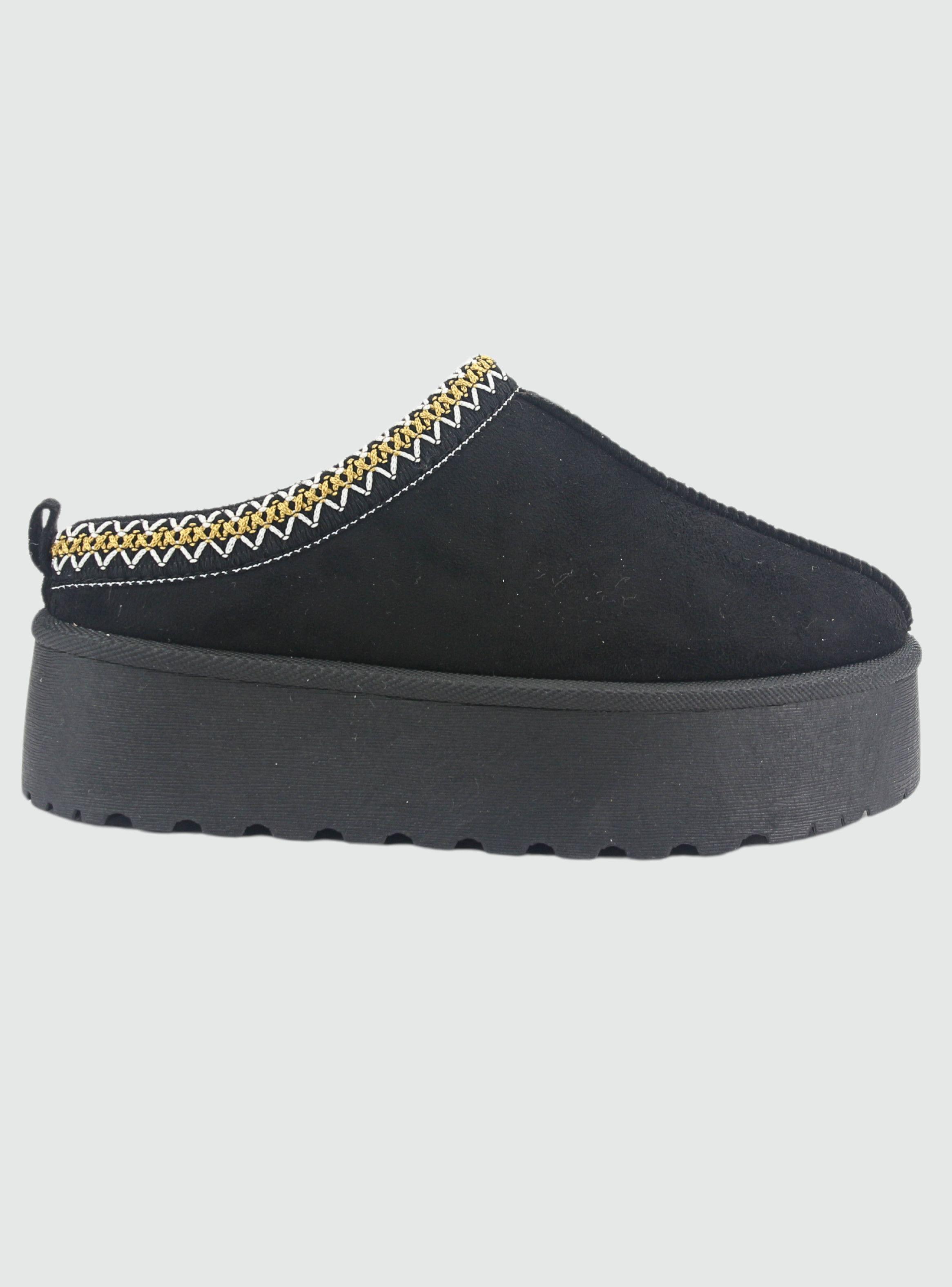 Pantufla Chalada Mujer Pinguih-3 Negro Comfort-0