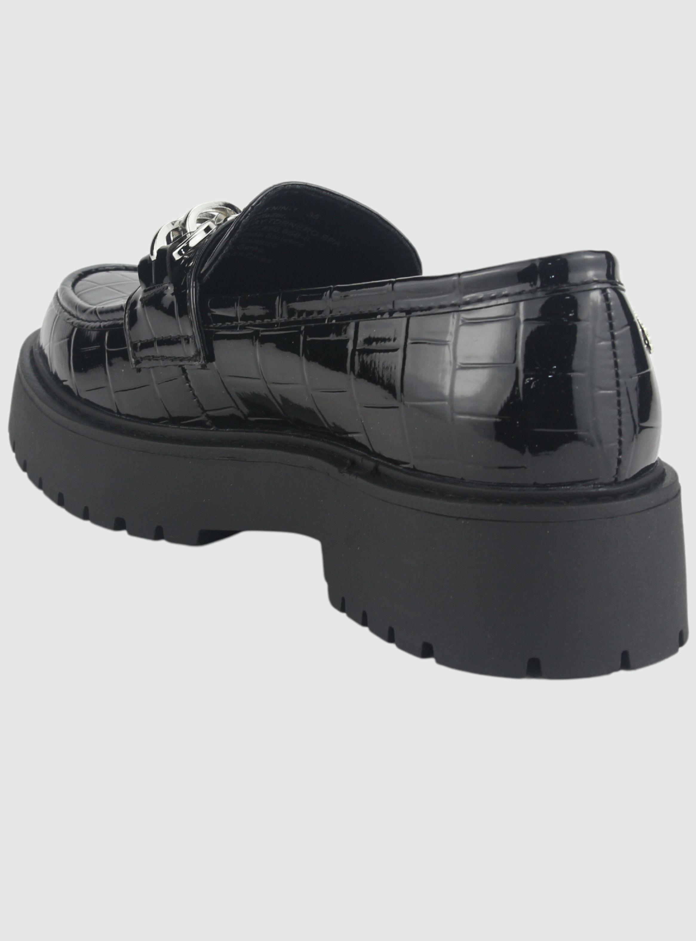 Mocasin Chalada Mujer Lenin-1 Negro Casual-3