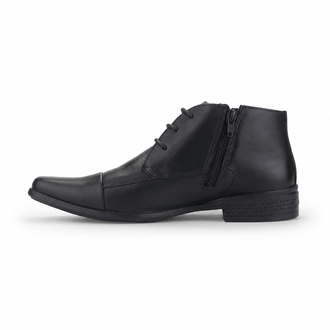 Botin Ferracini Hombre 4363 Frankfurt Negro Casual-1
