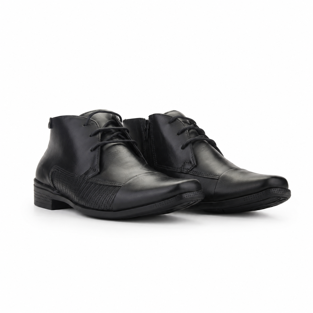 Botin Ferracini Hombre 4363 Frankfurt Negro Casual-4