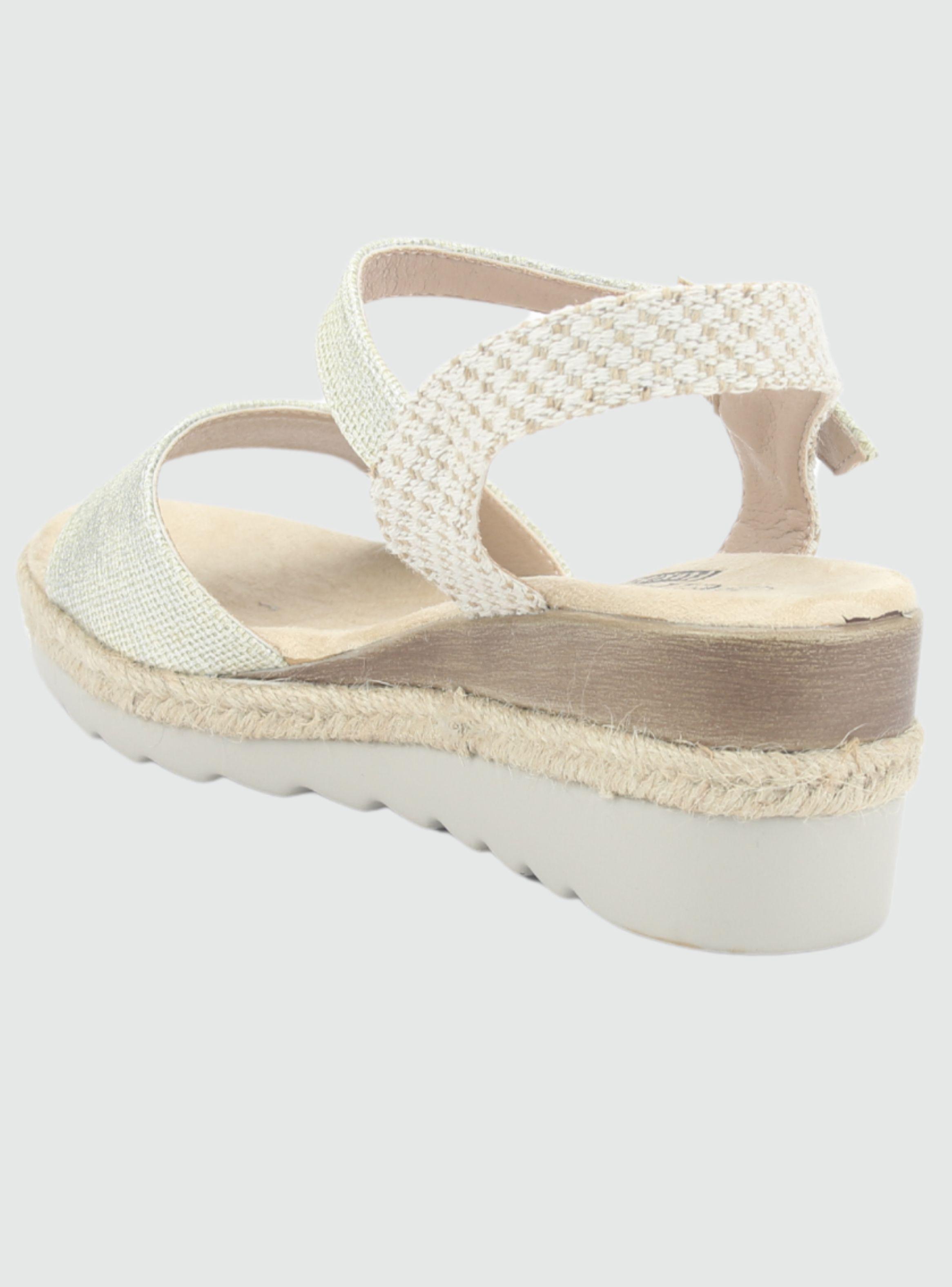 Sandalia Chalada Mujer Garda-1 Dorado Casual-3