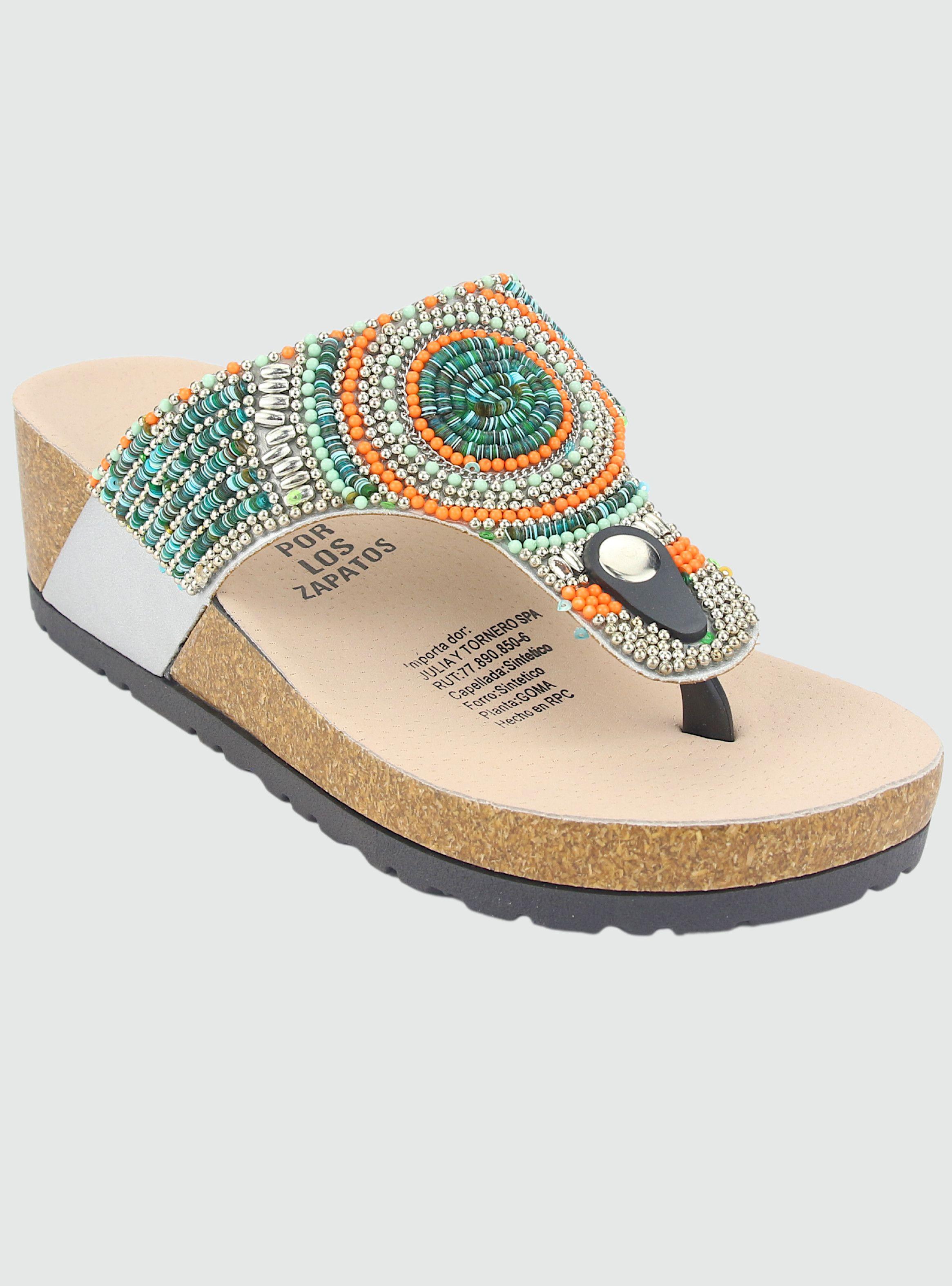 Sandalia Chalada Mujer Doit-10 Plateado Casual-2