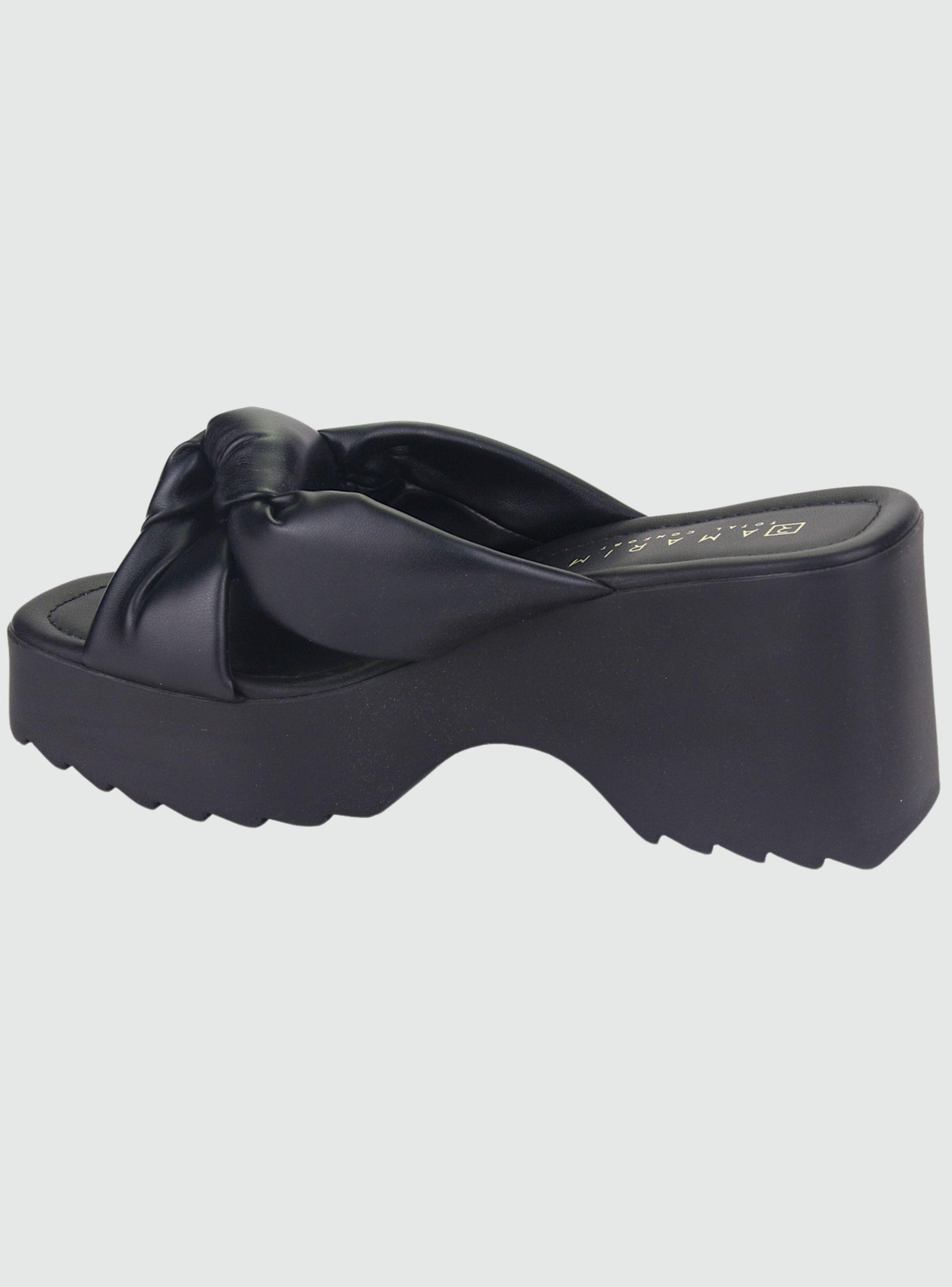 Sandalia Ramarim Mujer 2145201 Negro Plataforma-1