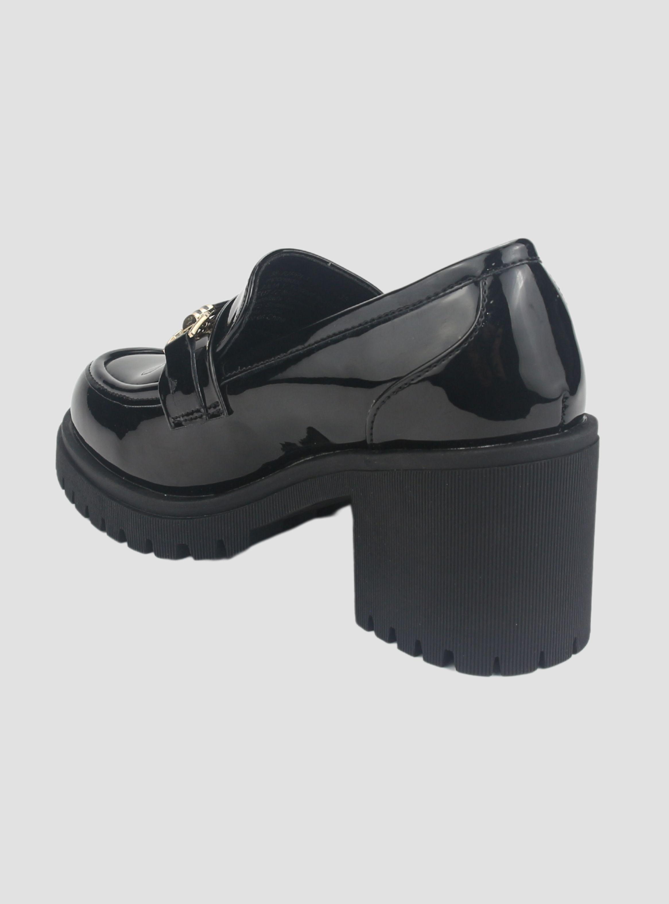 Mocasin Chalada Mujer Juppi-1 Negro Plataforma-3