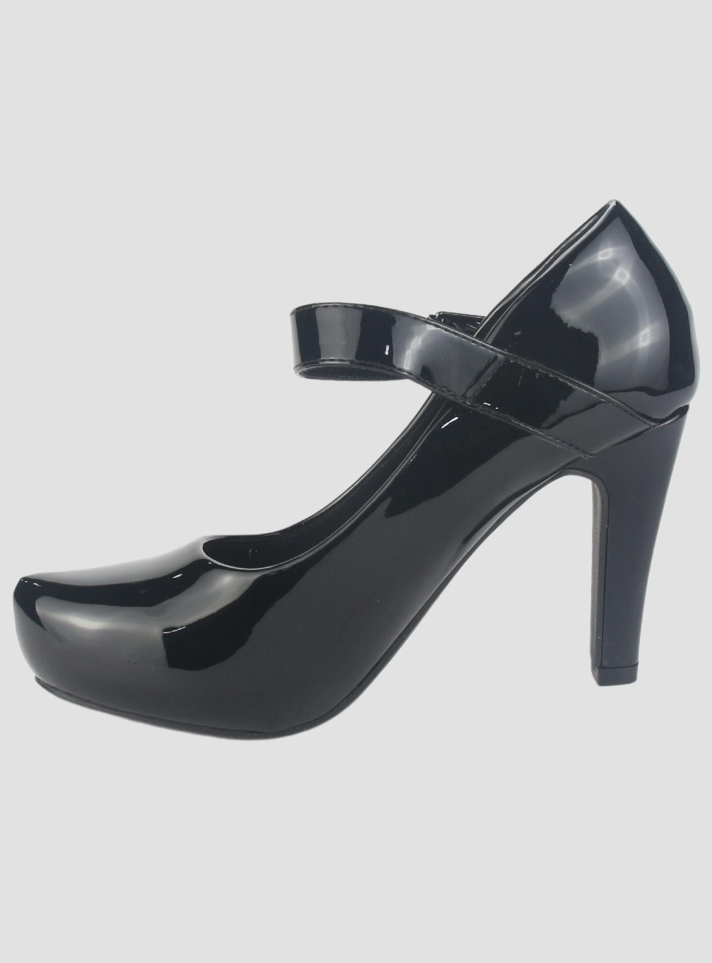 Zapato Chalada Mujer Fashion-71 Negro Fiesta-1