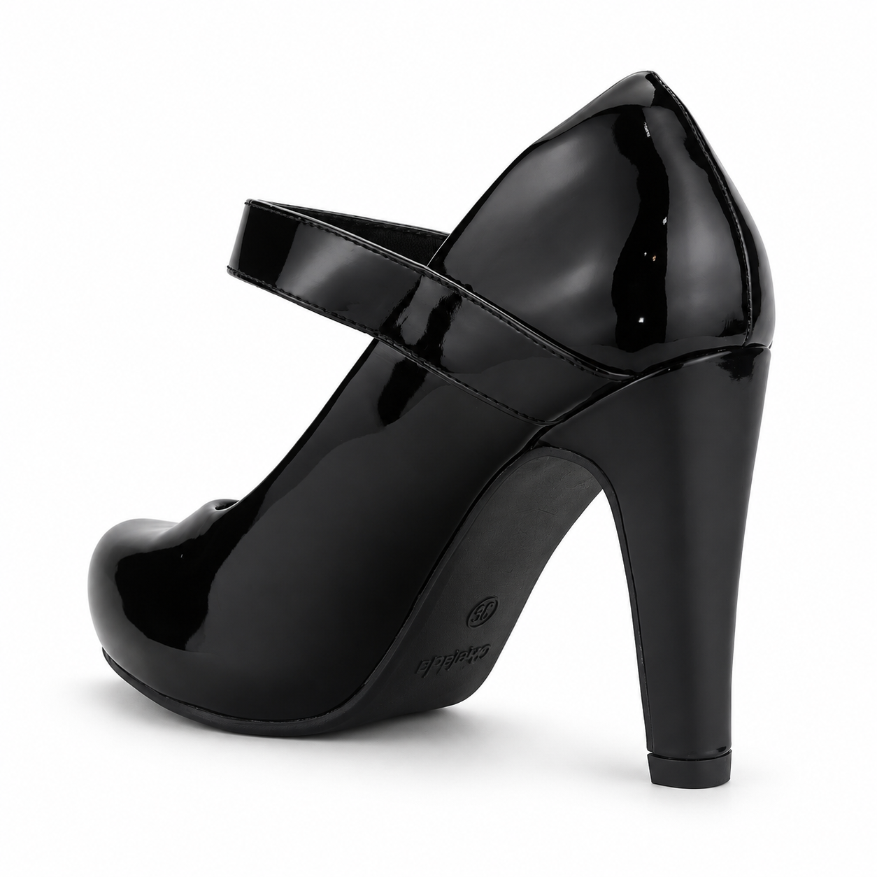 Zapato Negro Mujer Casual Chalada Fashion-3