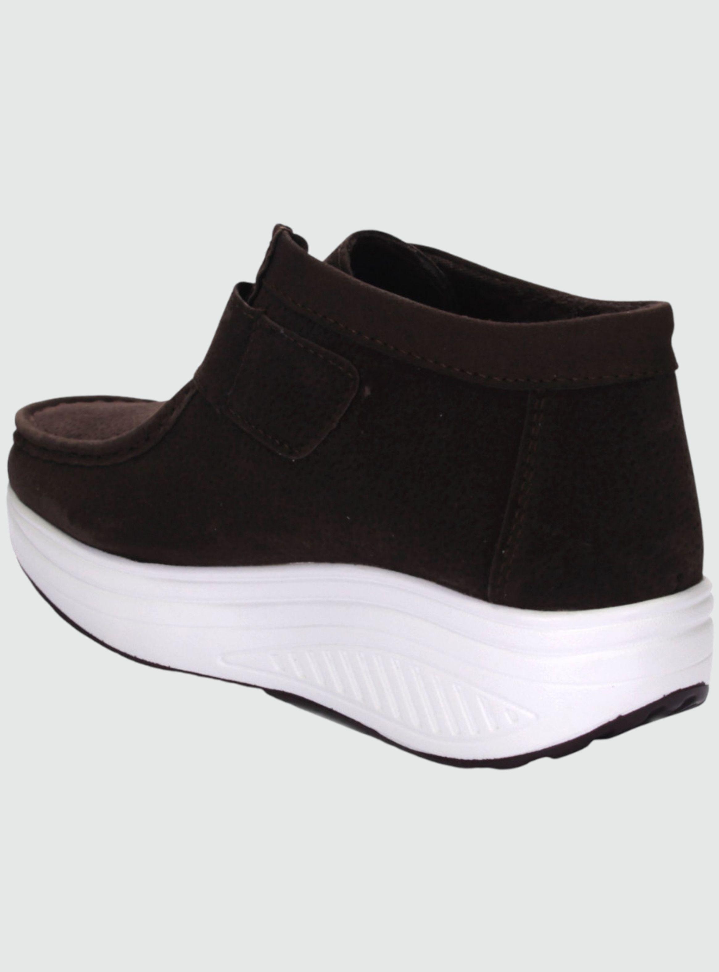 Botin Funway Mujer Tija-16 Café Casual-1