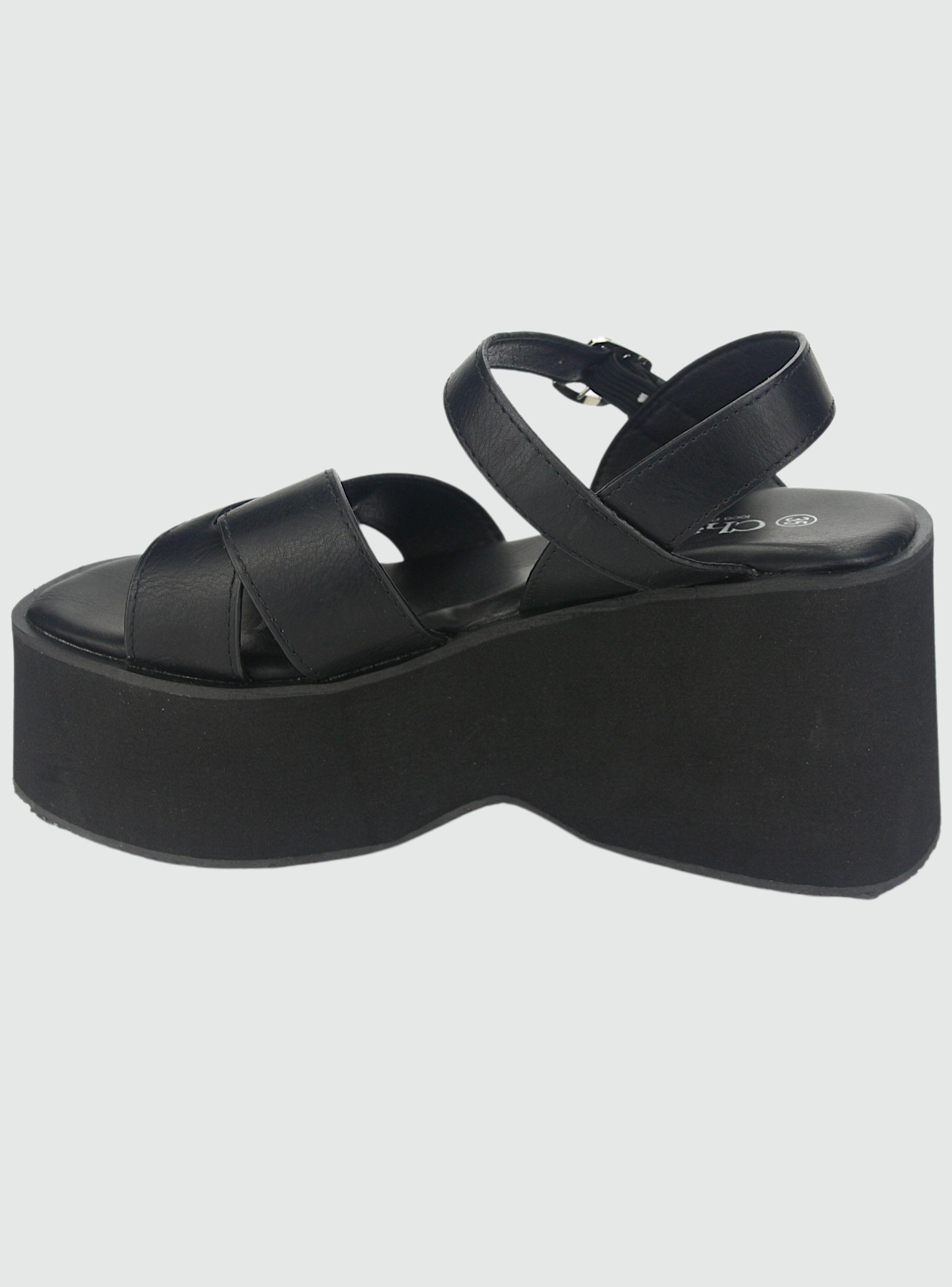 Sandalia Chalada Mujer Verena-5 Negro Casual-1