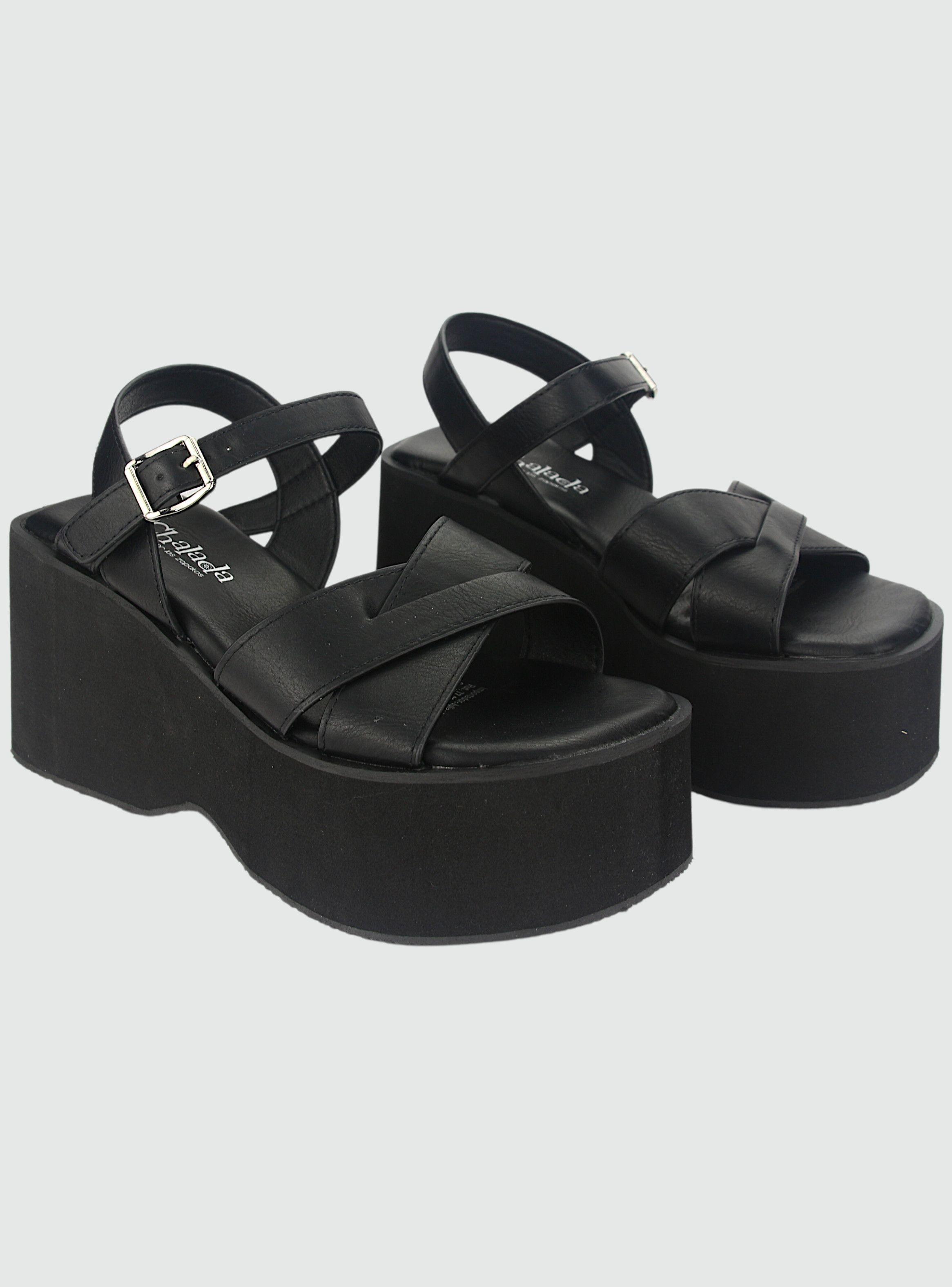Sandalia Chalada Mujer Verena-5 Negro Casual-3